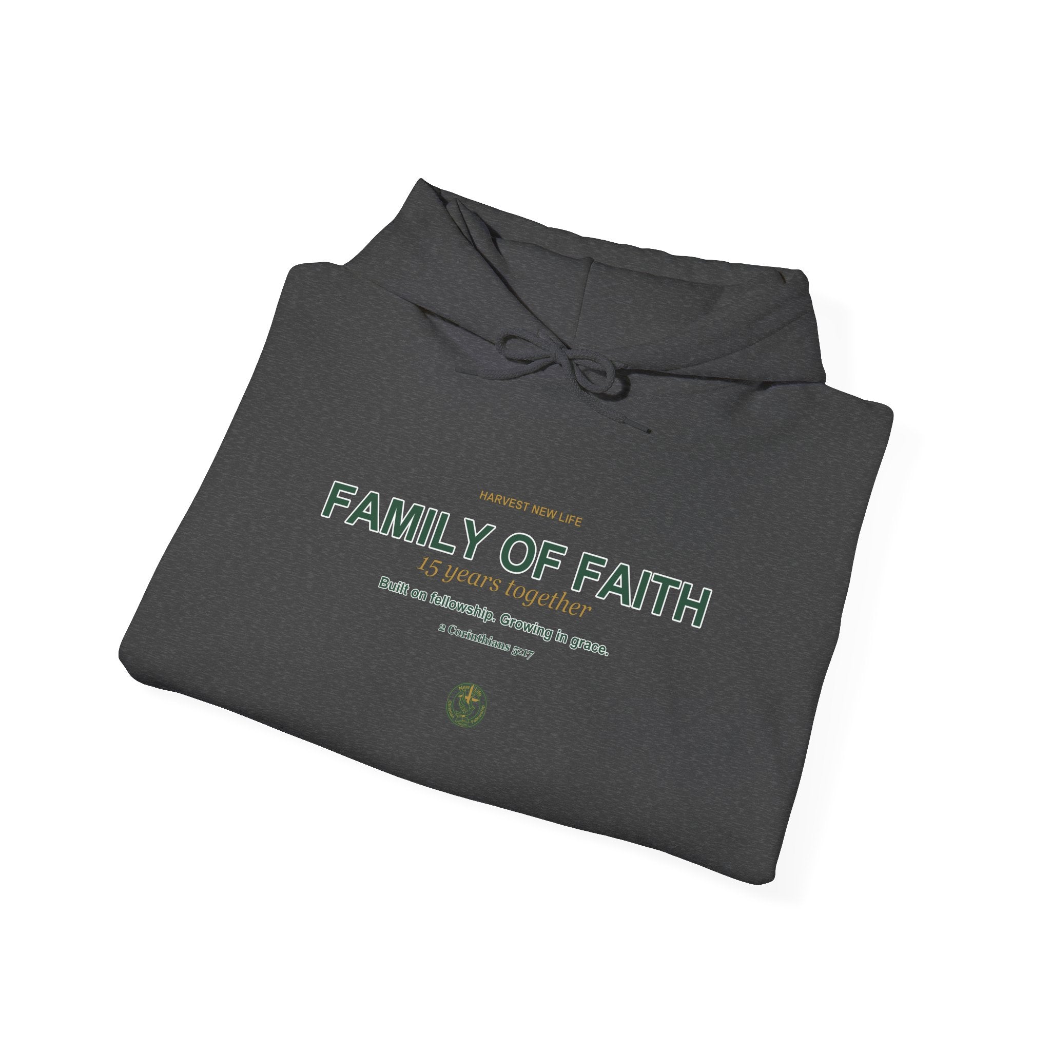 Family of Faith 15th Anniversary Hoodie - New Life Fundraiser