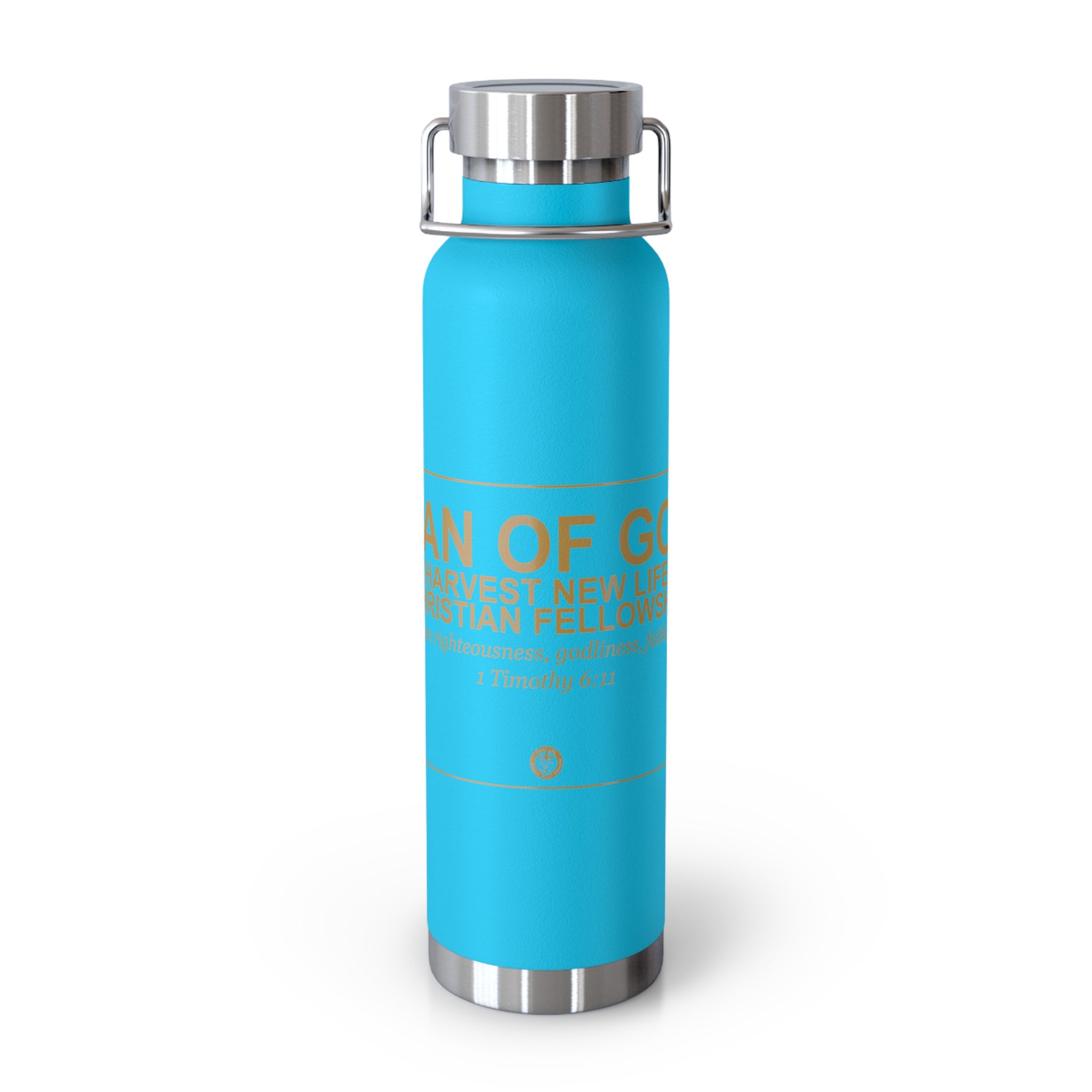 New Life Man of God Insulated Bottle - Fathers Day Christian Gift