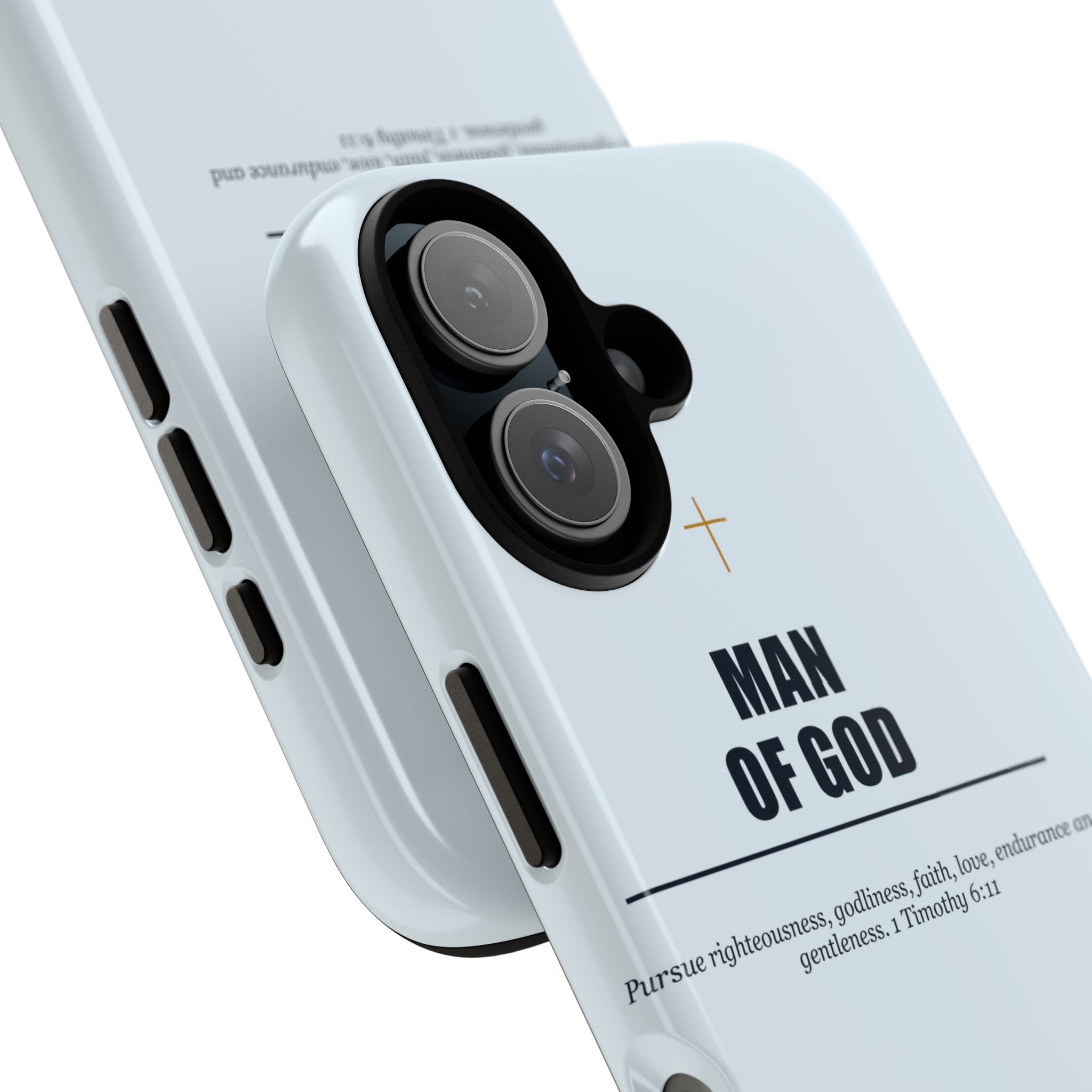 New Life Man of God Light Blue Phone Case - Fathers Day Christian Gift