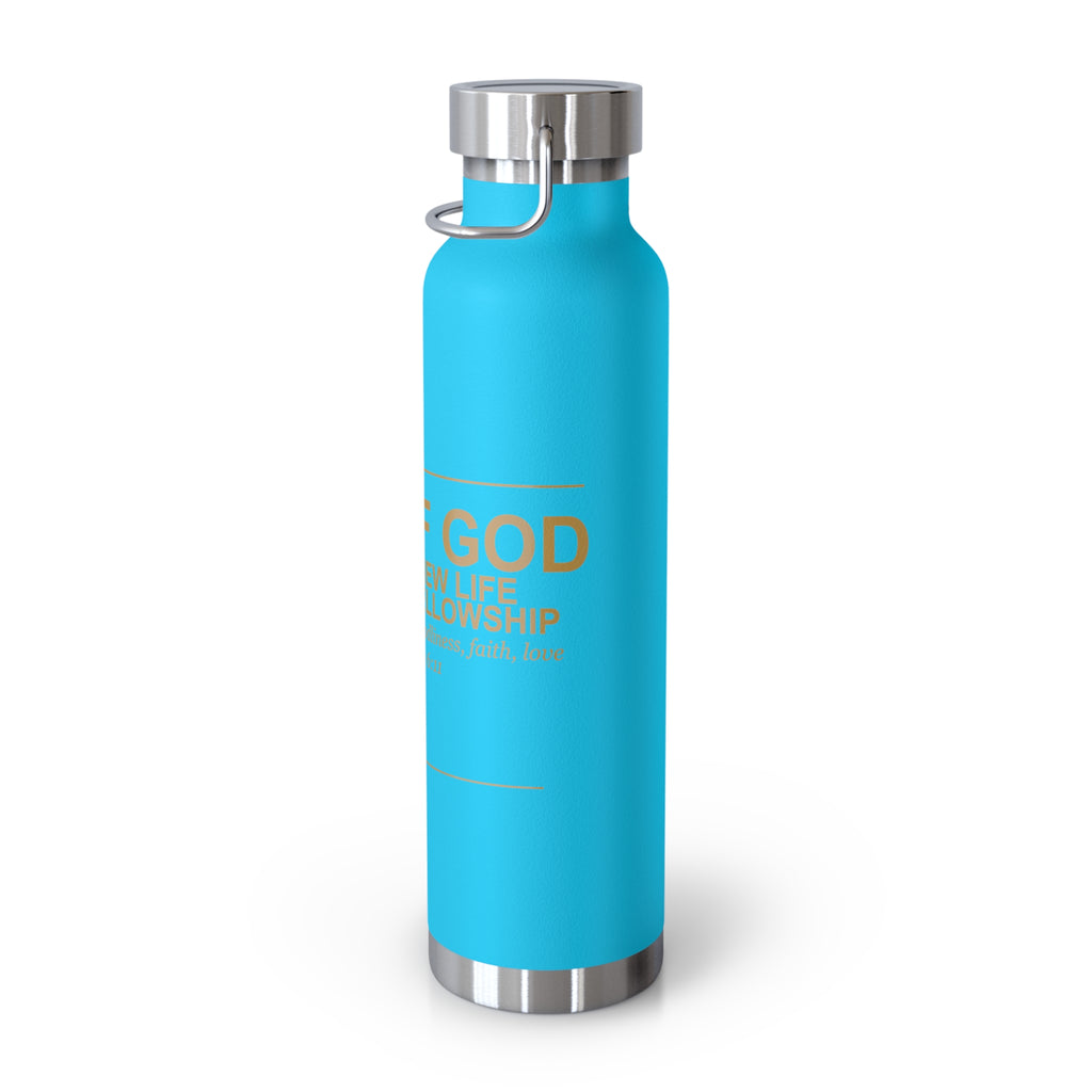 New Life Man of God Insulated Bottle - Fathers Day Christian Gift