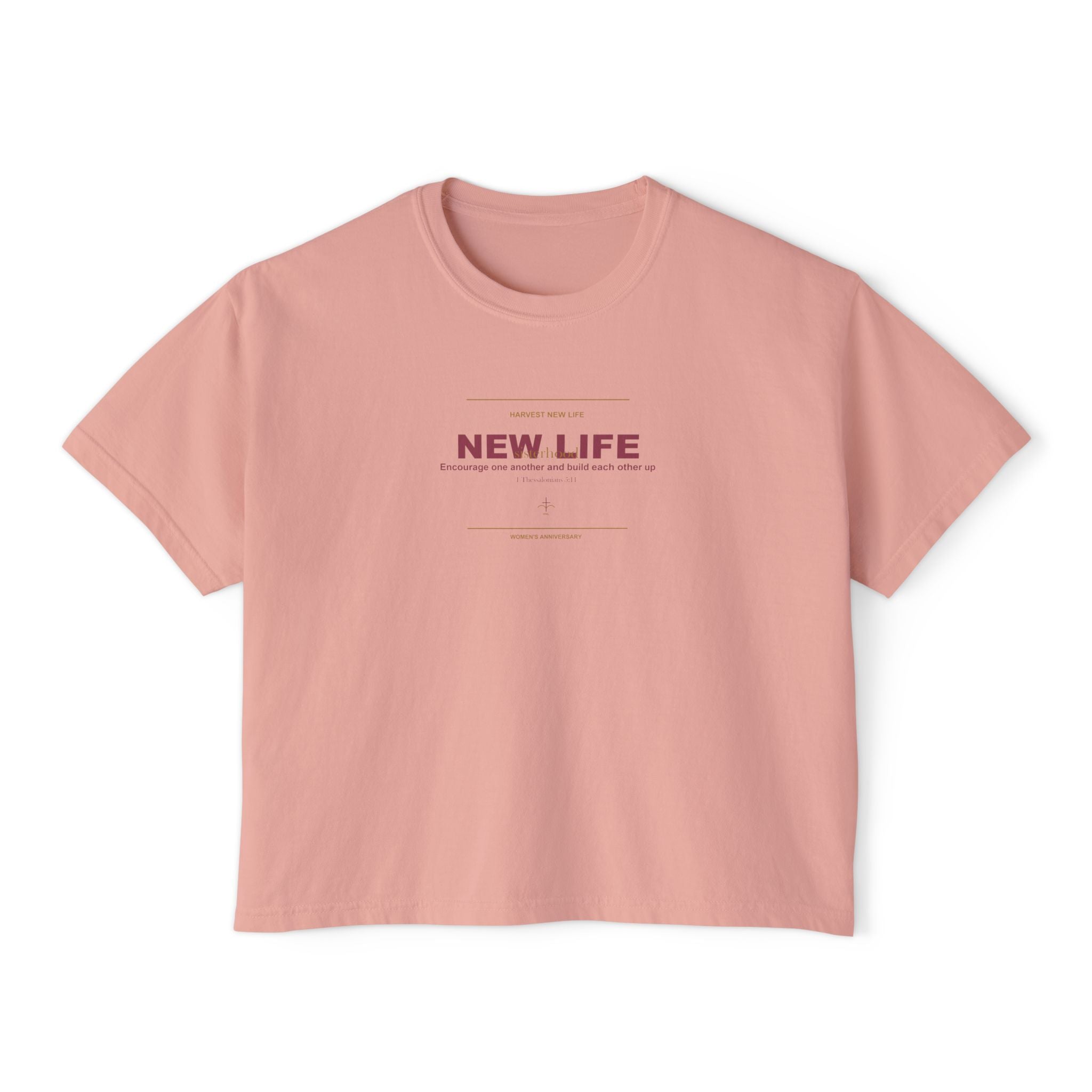New Life Sisterhood Women's Boxy Tee - 15th Anniversary