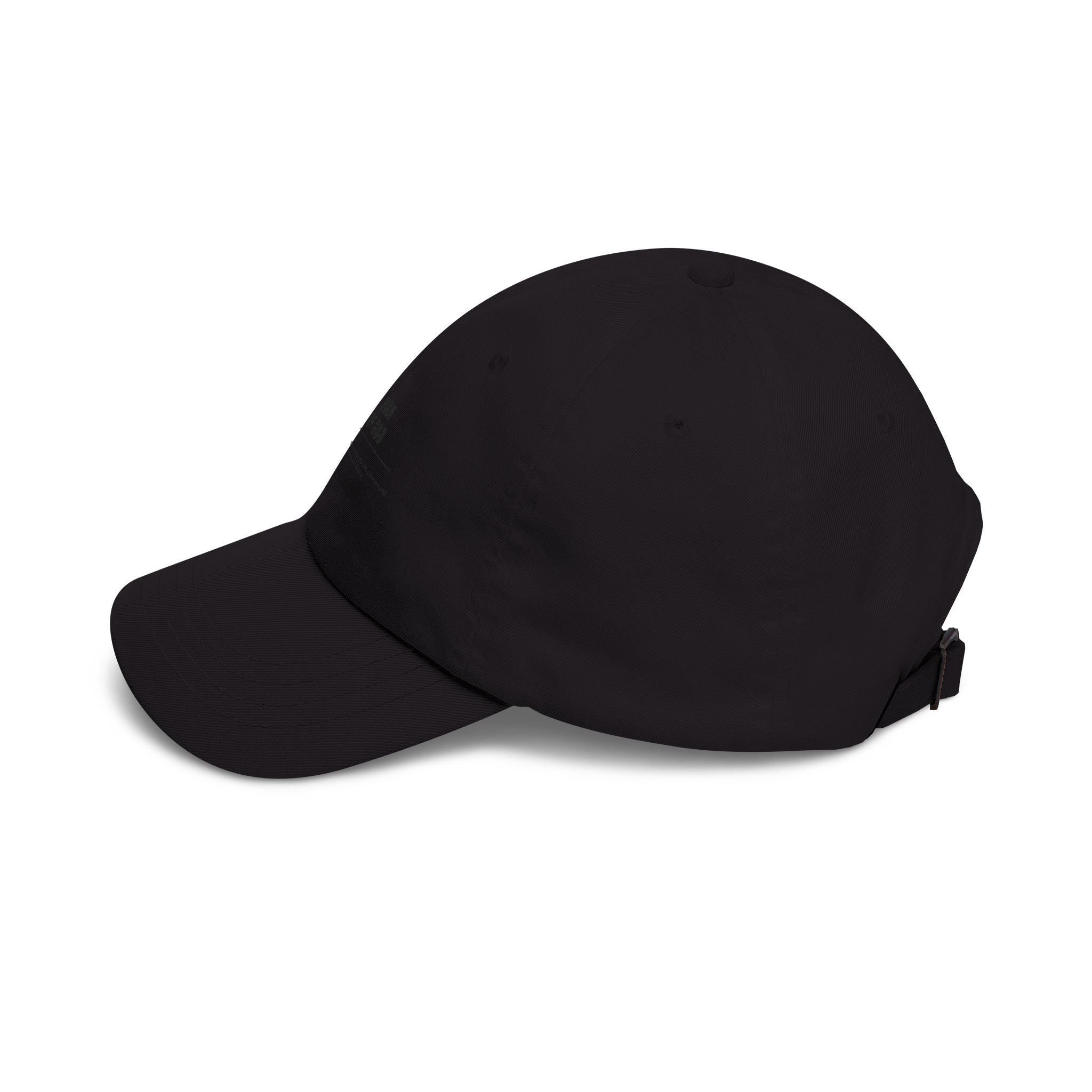 Copy of Minimalist 'Made of God' White Dad Cap — Small Text Logo Baseball Hat