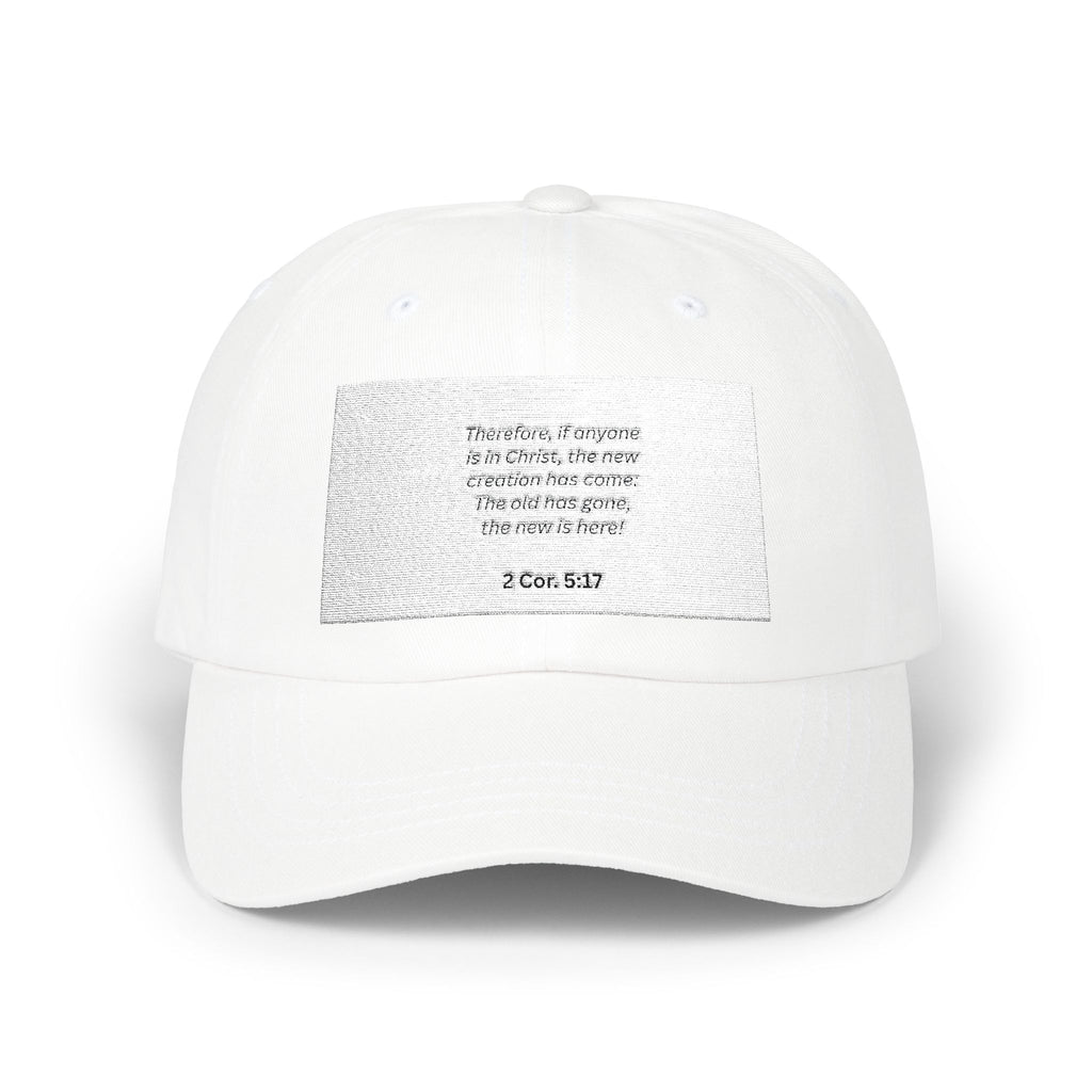 New Life Scripture Dad Cap - Christian Faith Hat