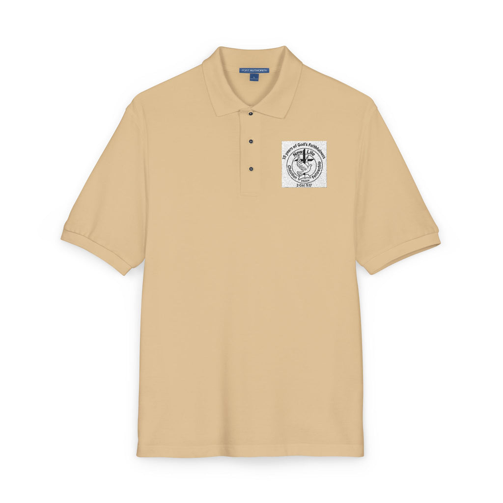 New Life Embroidered Polo