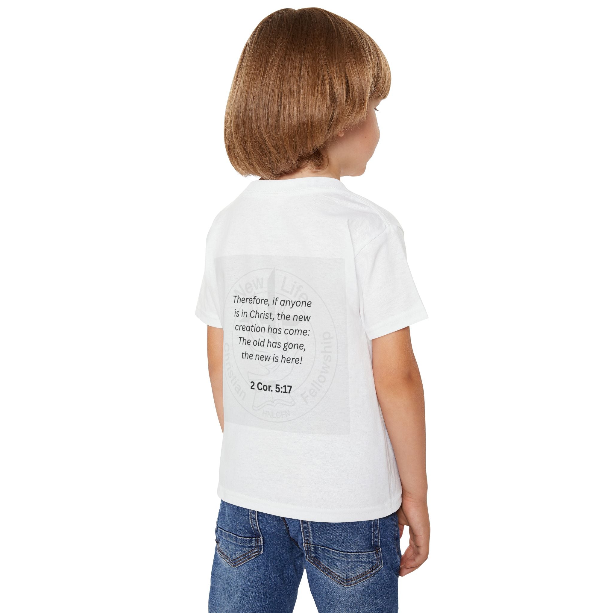 New Life Toddler T-Shirt - Christian 2 Cor 5:17 Kids Tee