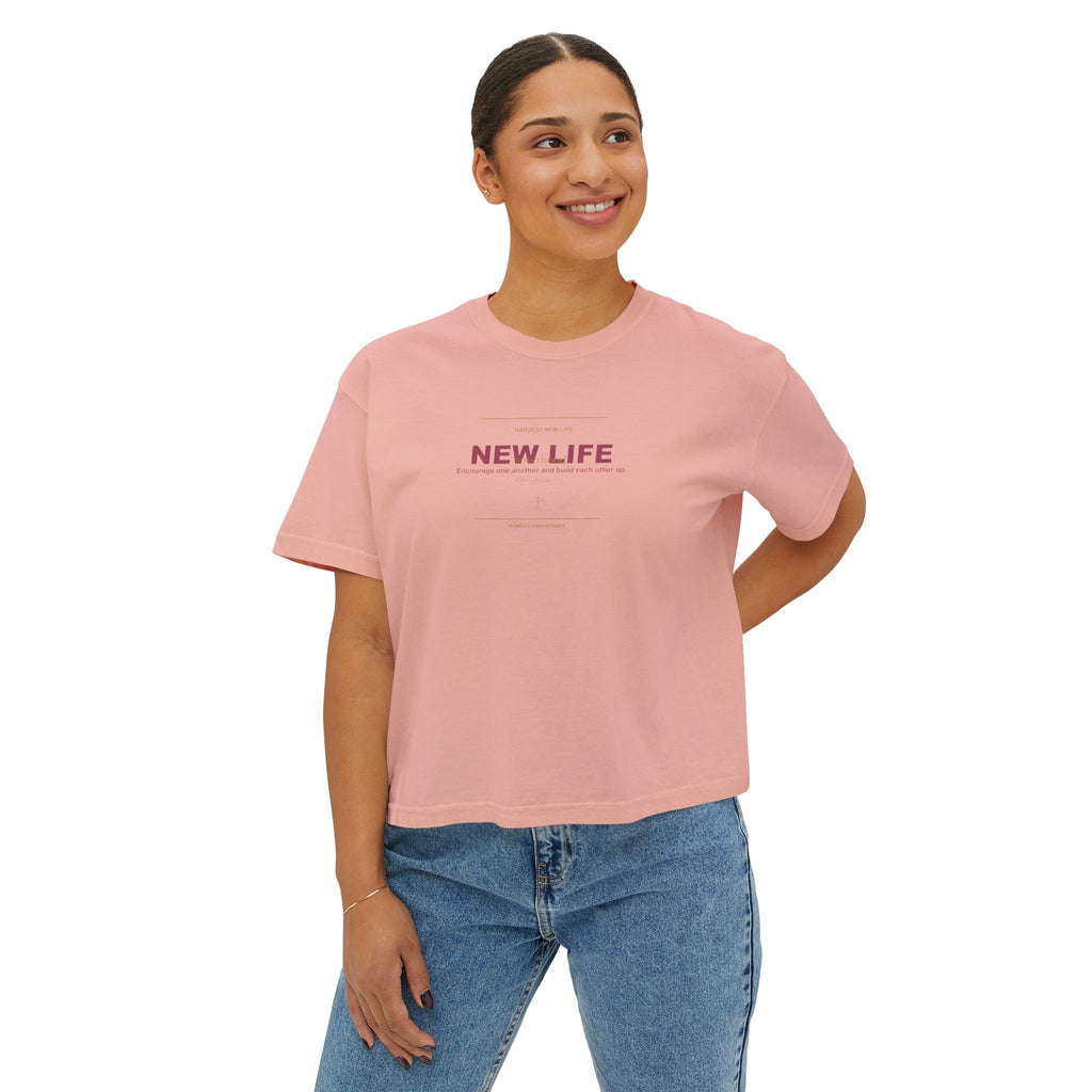 New Life Sisterhood Women's Boxy Tee - 15th Anniversary