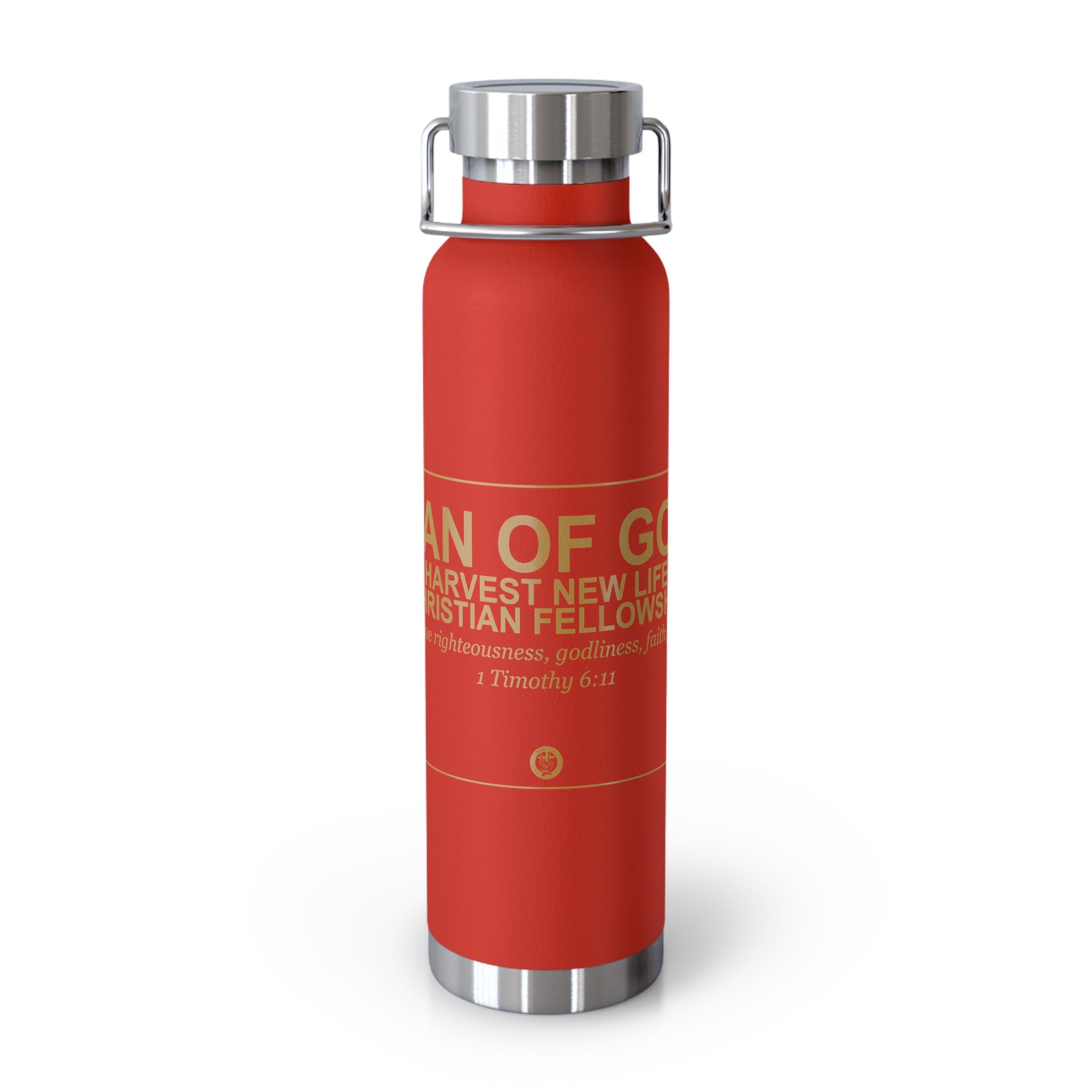 New Life Man of God Insulated Bottle - Fathers Day Christian Gift