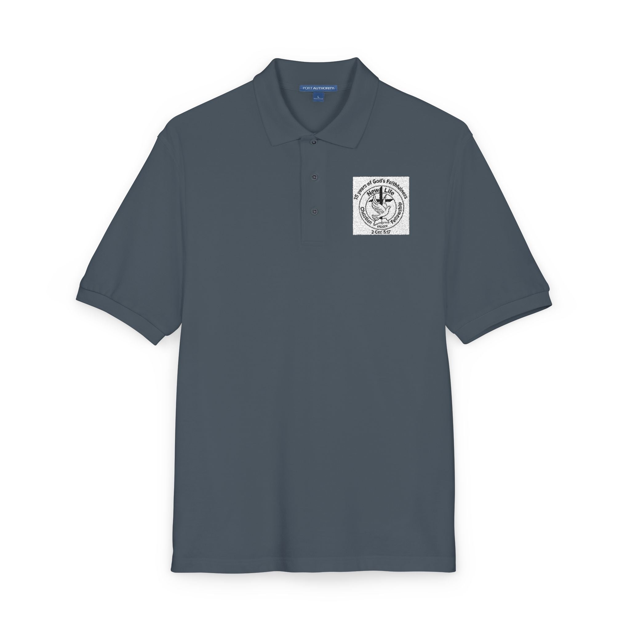 New Life Embroidered Polo