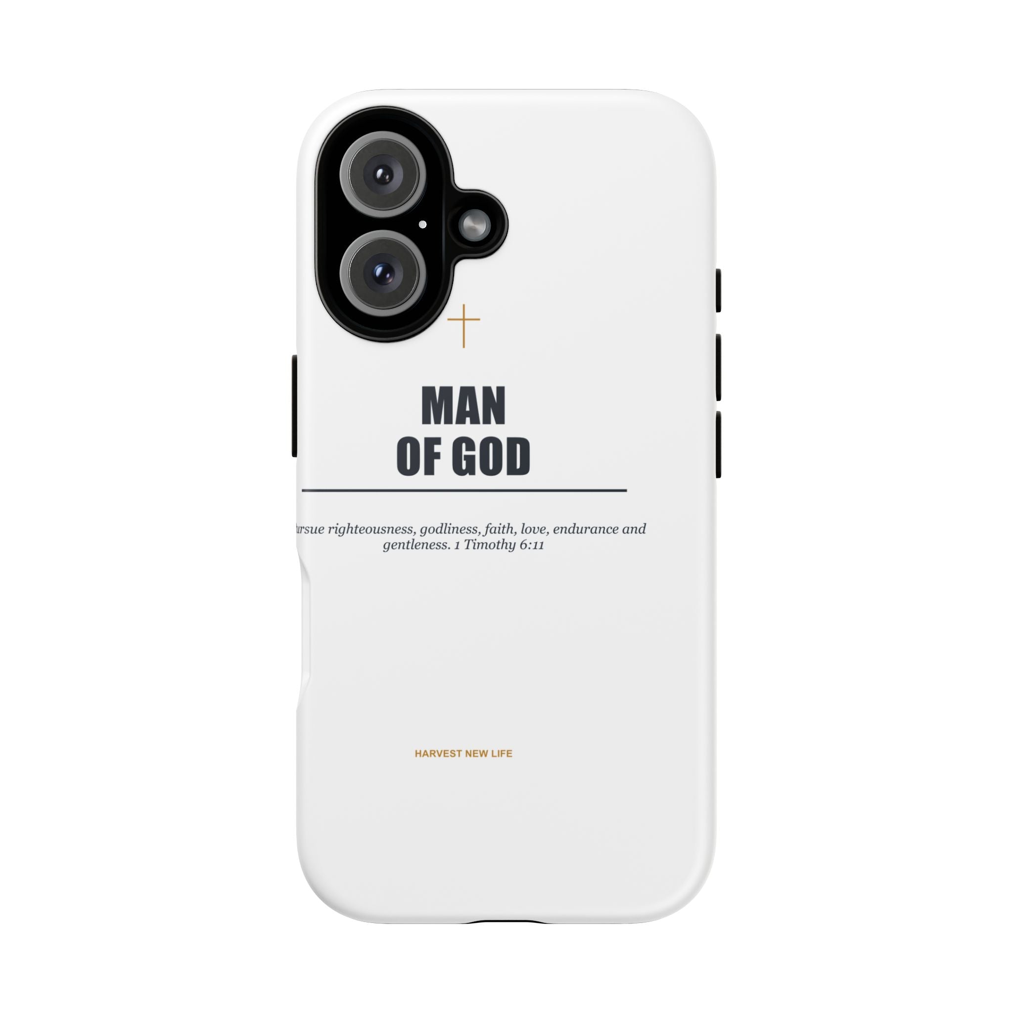 New Life Man of God iPhone Case - Fathers Day Christian Gift