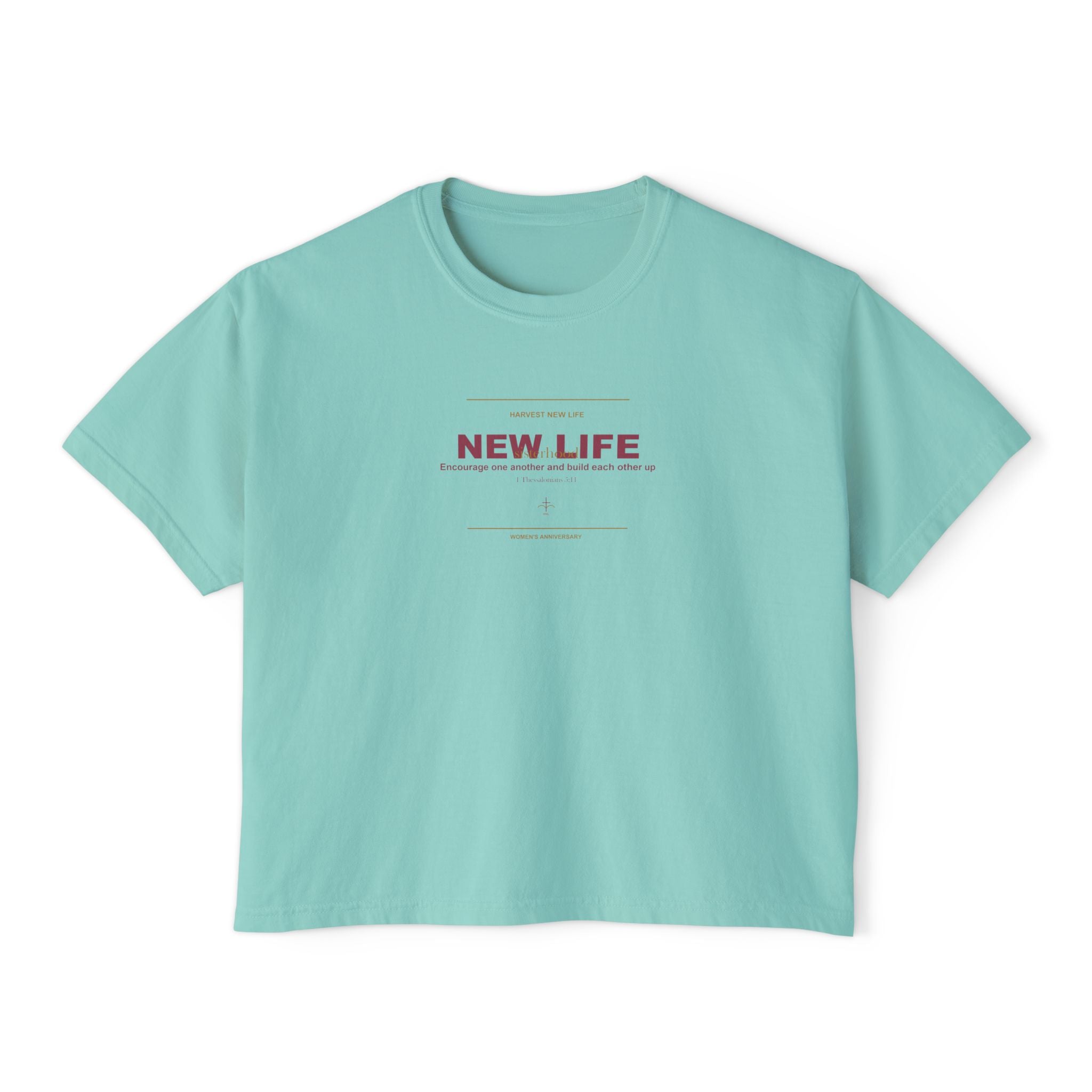 New Life Sisterhood Women's Boxy Tee - 15th Anniversary