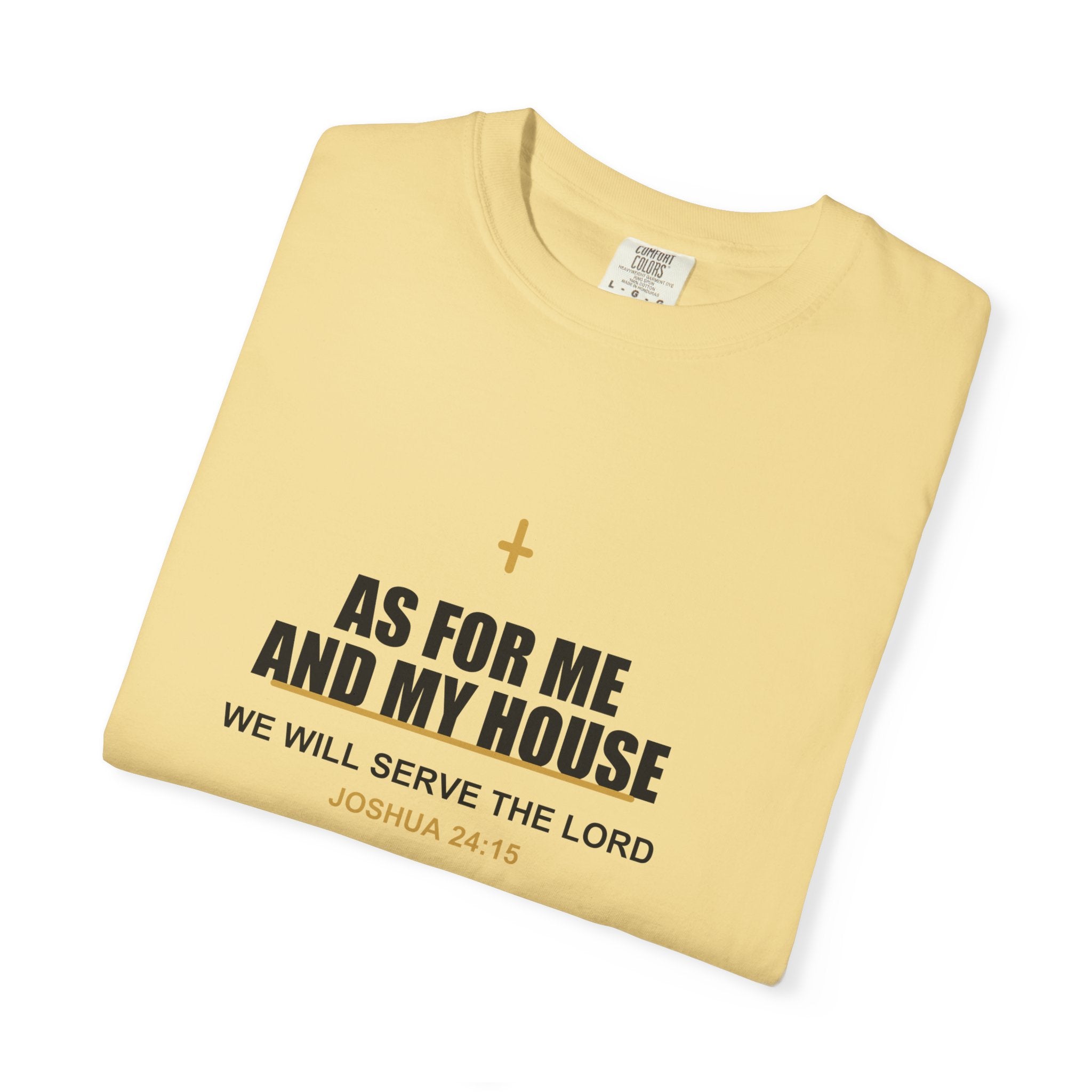 New Life As For Me And My House T-Shirt - Fathers Day Scripture Tee