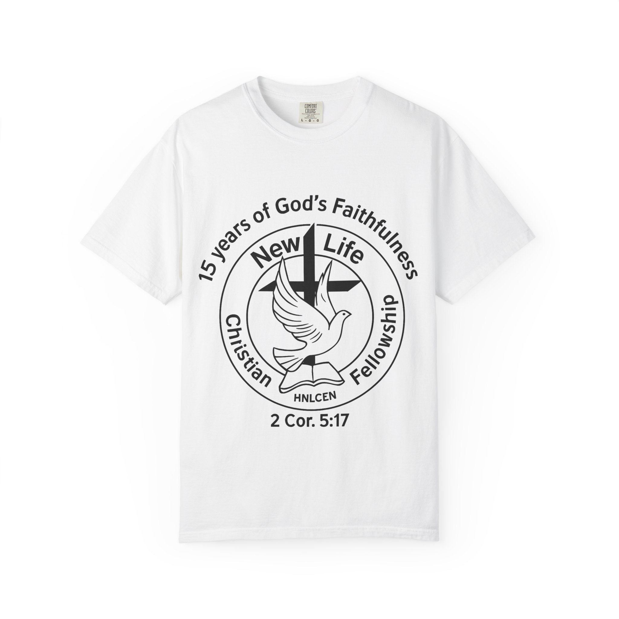 New Life Dove T-Shirt - Christian 2 Cor 5:17 Faith Tee