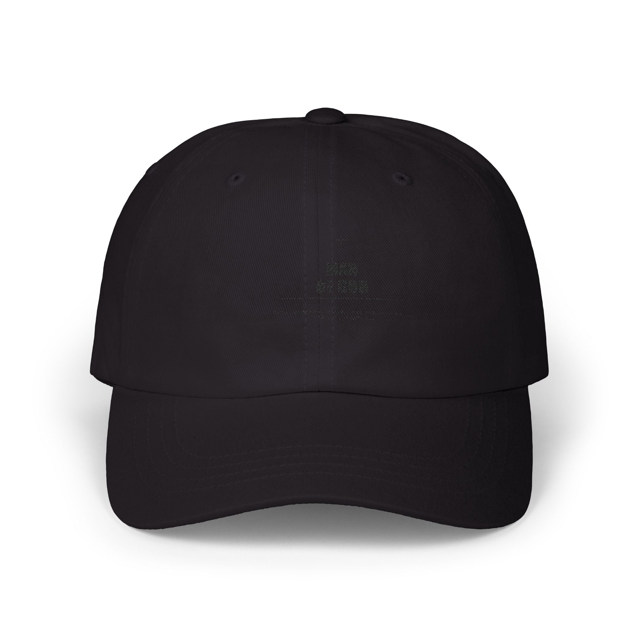 Copy of Minimalist 'Made of God' White Dad Cap — Small Text Logo Baseball Hat