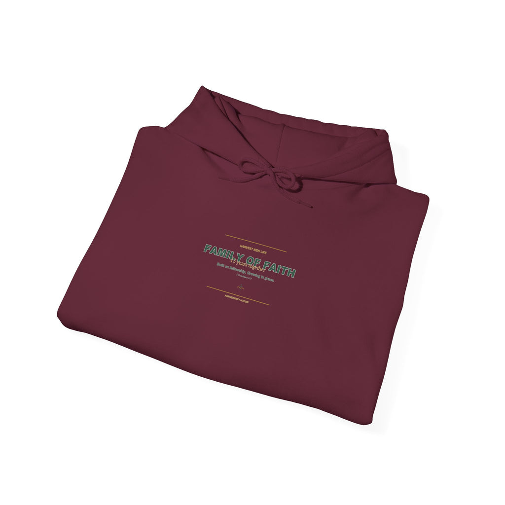 Family of Faith 15th Anniversary Hoodie - New Life Fundraiser