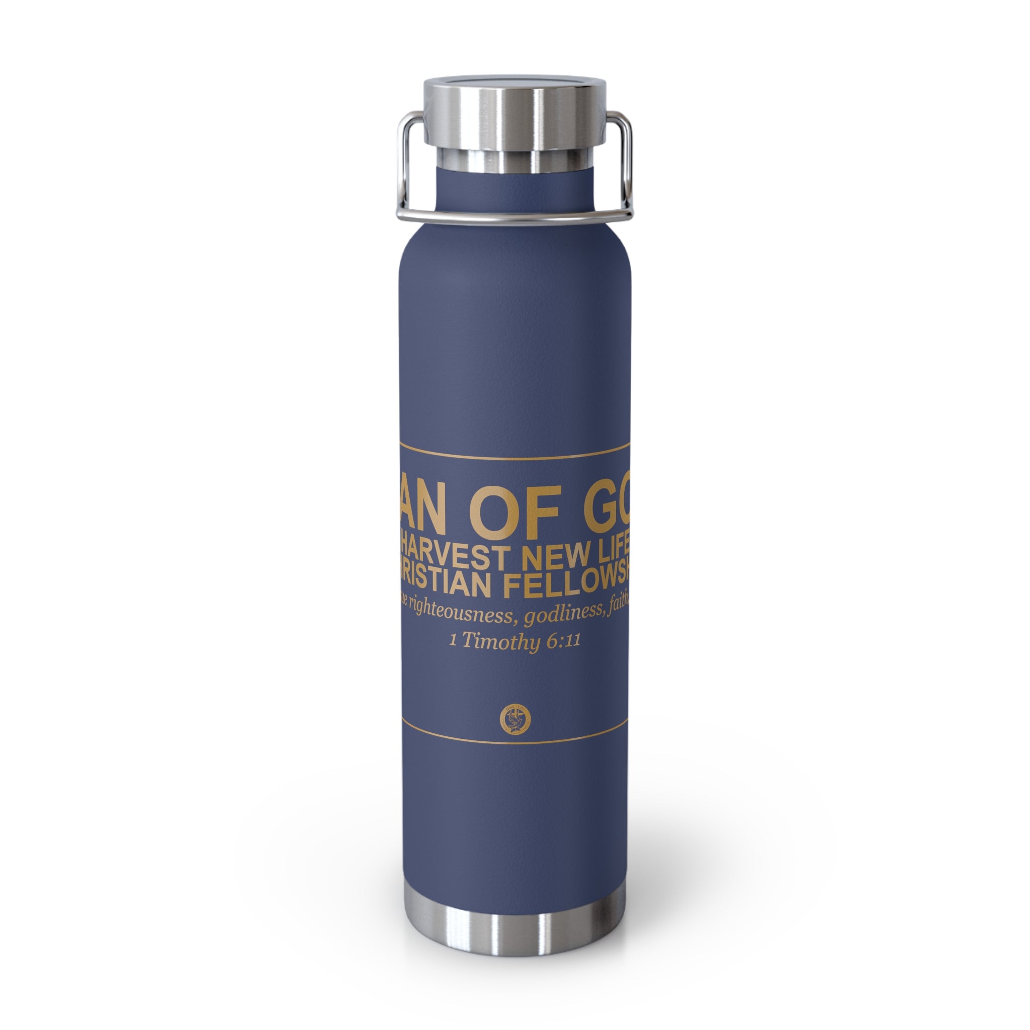 New Life Man of God Insulated Bottle - Fathers Day Christian Gift