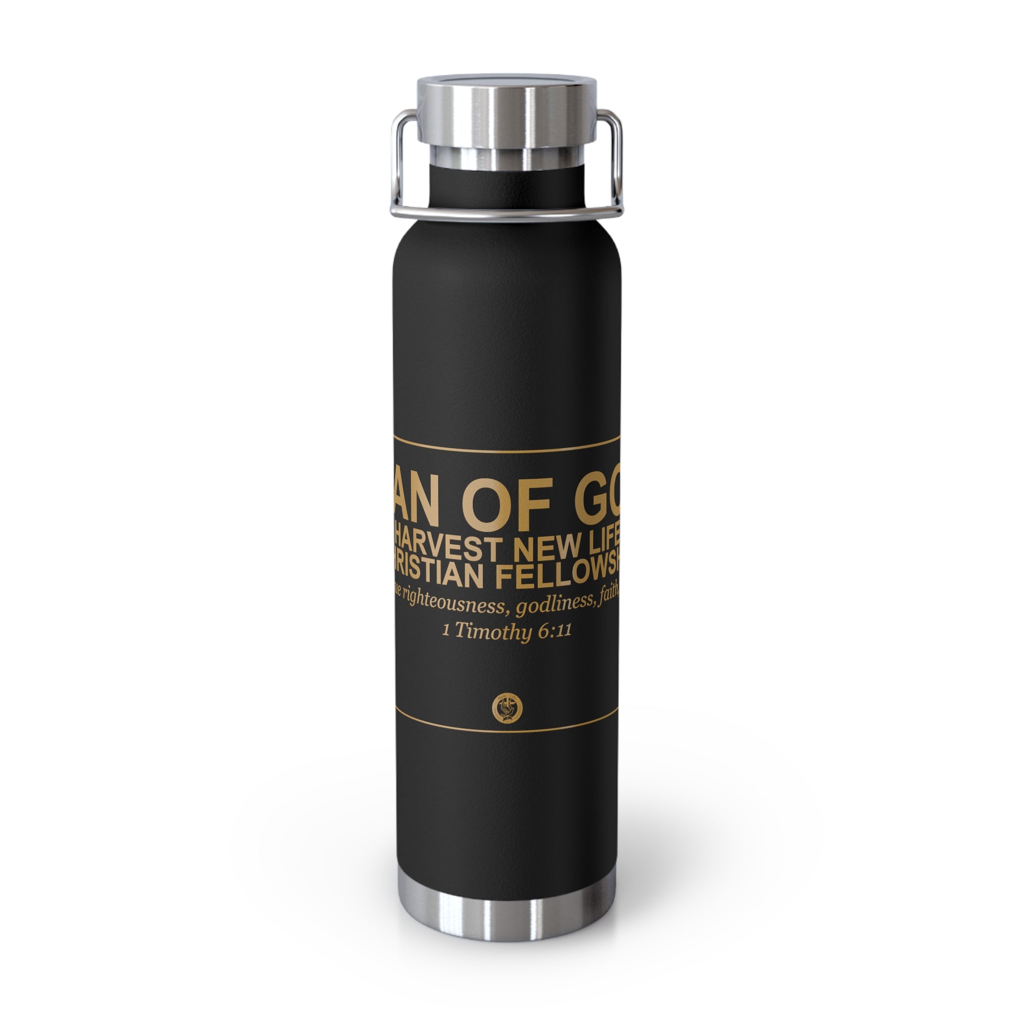 New Life Man of God Insulated Bottle - Fathers Day Christian Gift