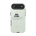 New Life Man of God Soft Sage Phone Case - Fathers Day Christian Gift