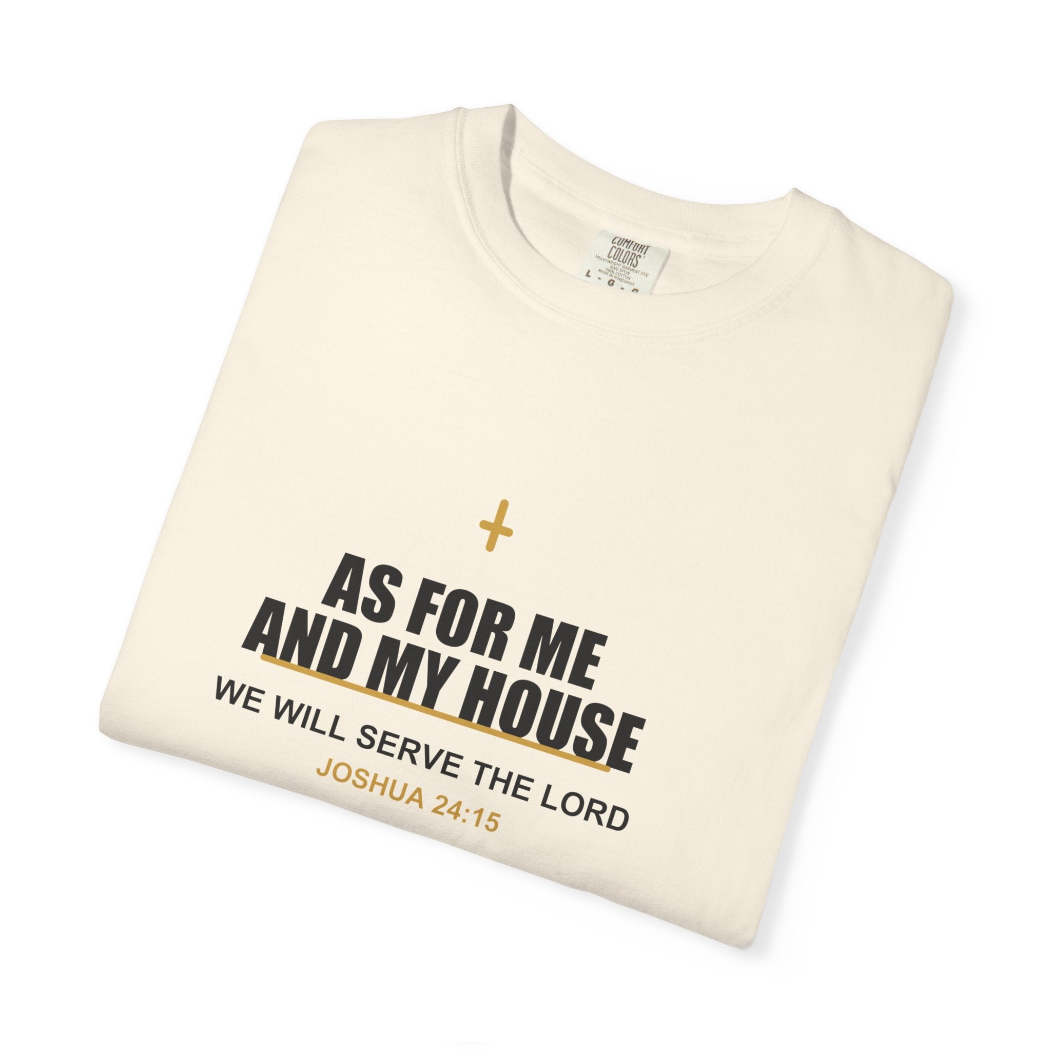 New Life As For Me And My House T-Shirt - Fathers Day Scripture Tee