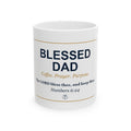 Blessed Dad Bold Ceramic Mug - Christian Fathers Day Gift