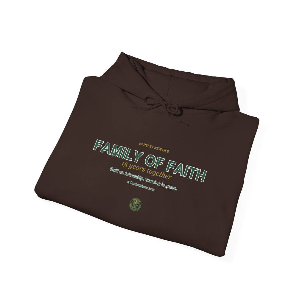 Family of Faith 15th Anniversary Hoodie - New Life Fundraiser