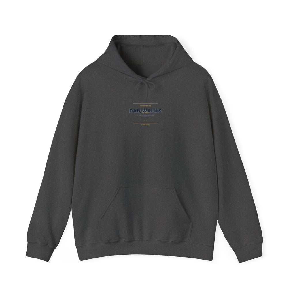 Dad Walks By Faith Hoodie - Christian Fathers Day Gift