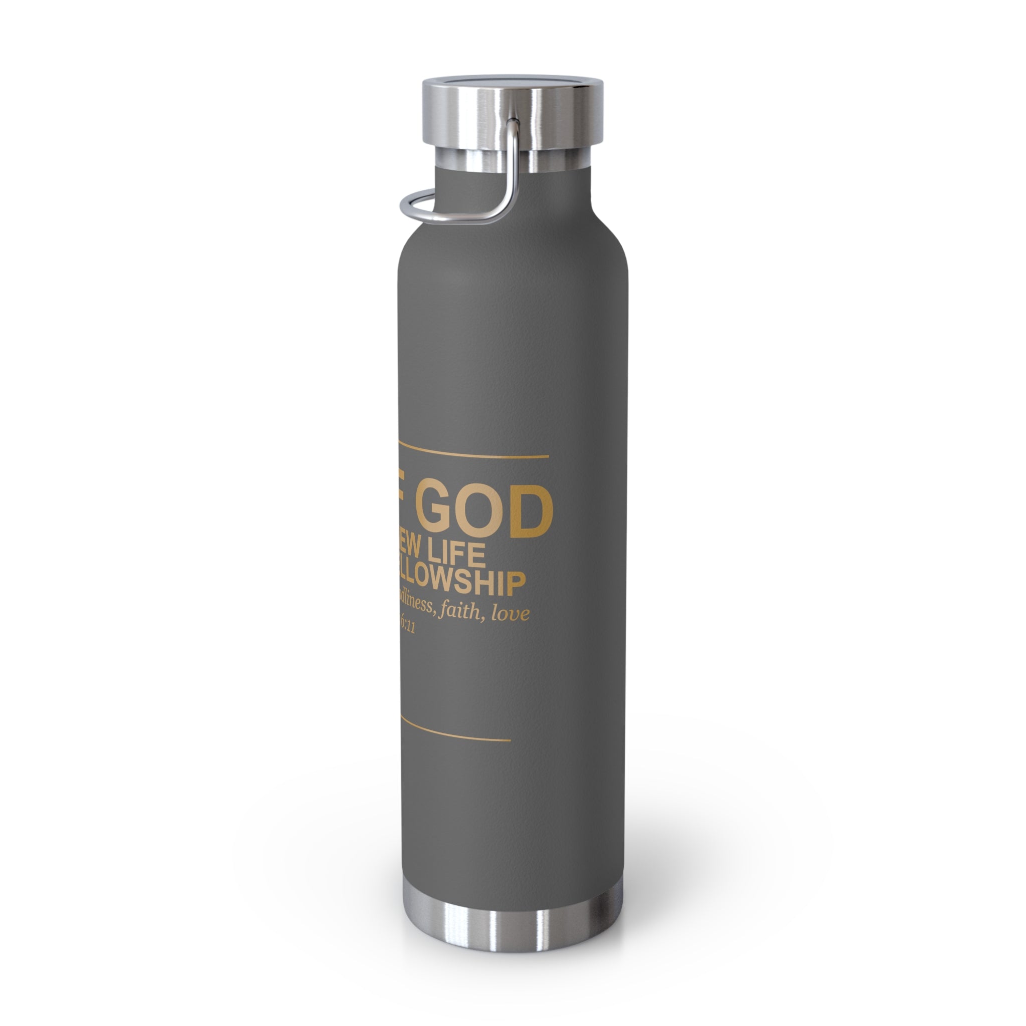 New Life Man of God Insulated Bottle - Fathers Day Christian Gift