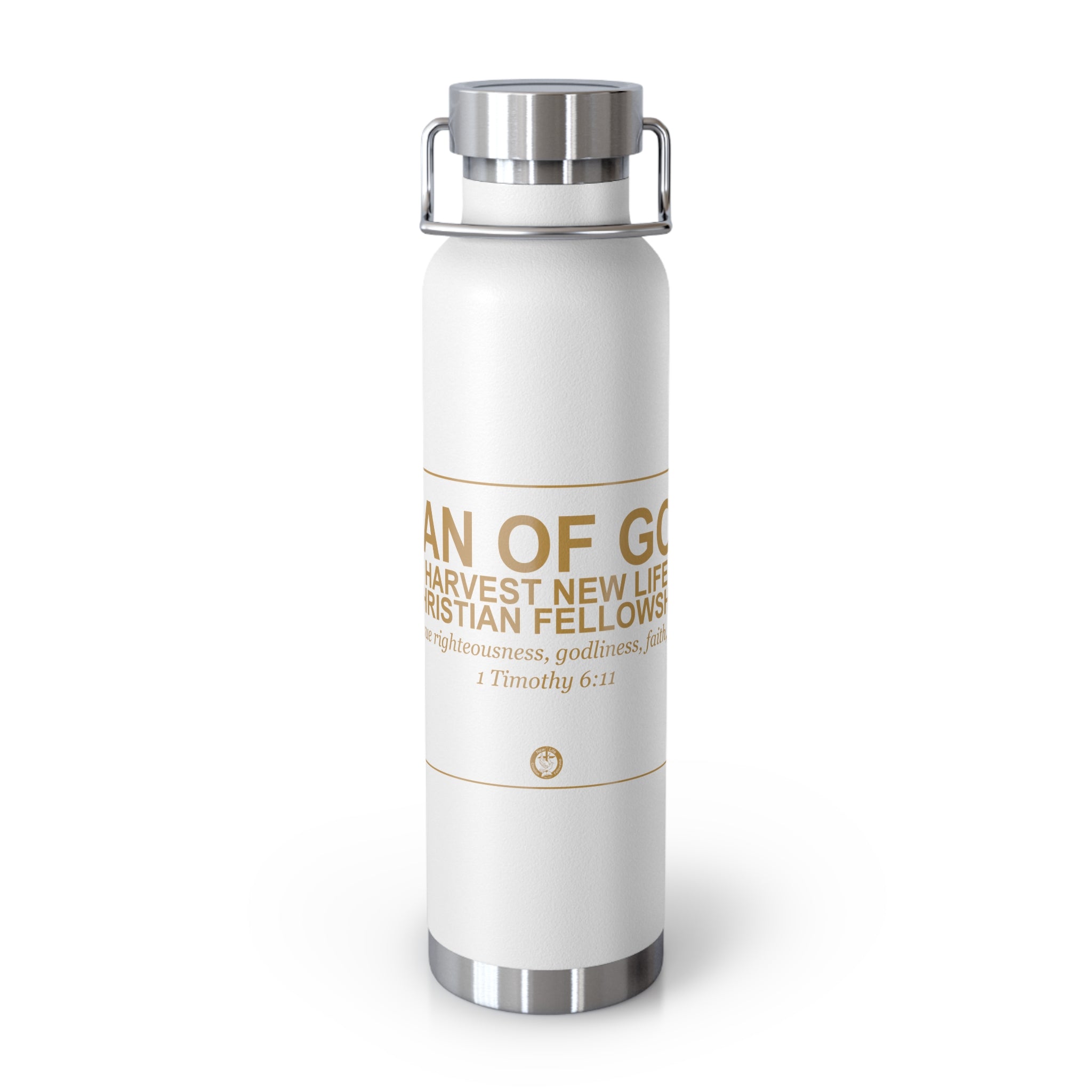 New Life Man of God Insulated Bottle - Fathers Day Christian Gift