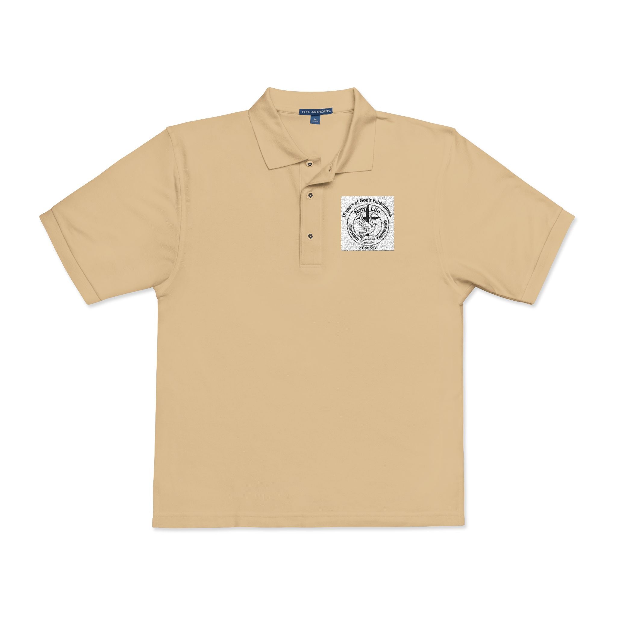 New Life Embroidered Polo