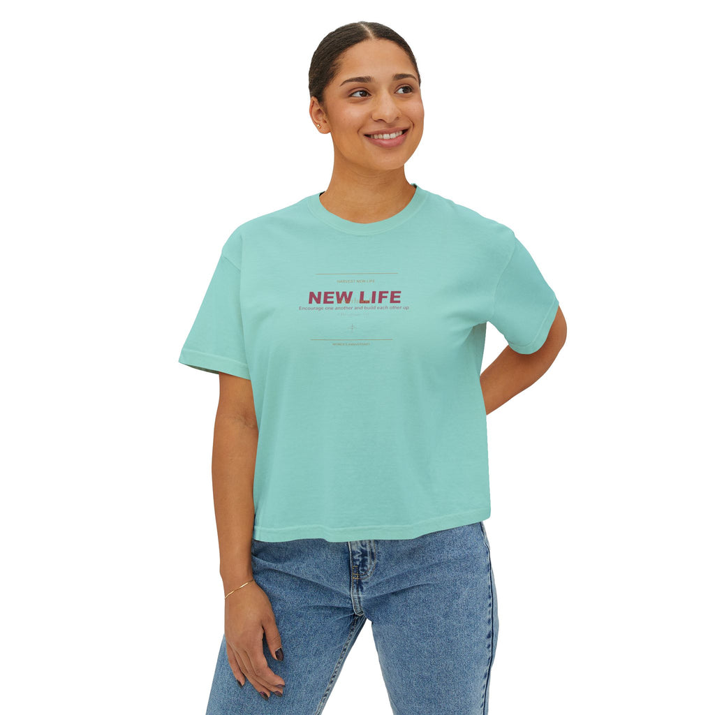 New Life Sisterhood Women's Boxy Tee - 15th Anniversary