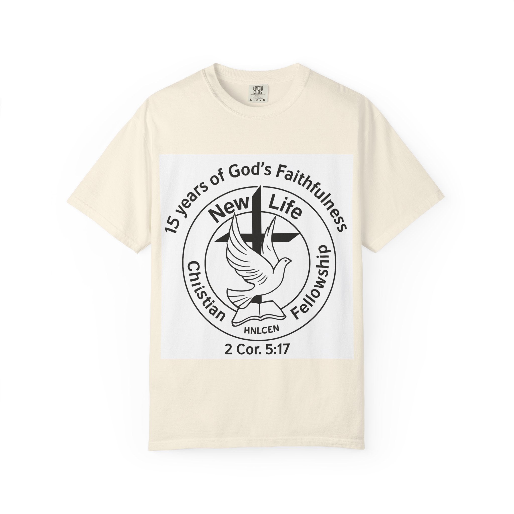 New Life Dove T-Shirt - Christian 2 Cor 5:17 Faith Tee