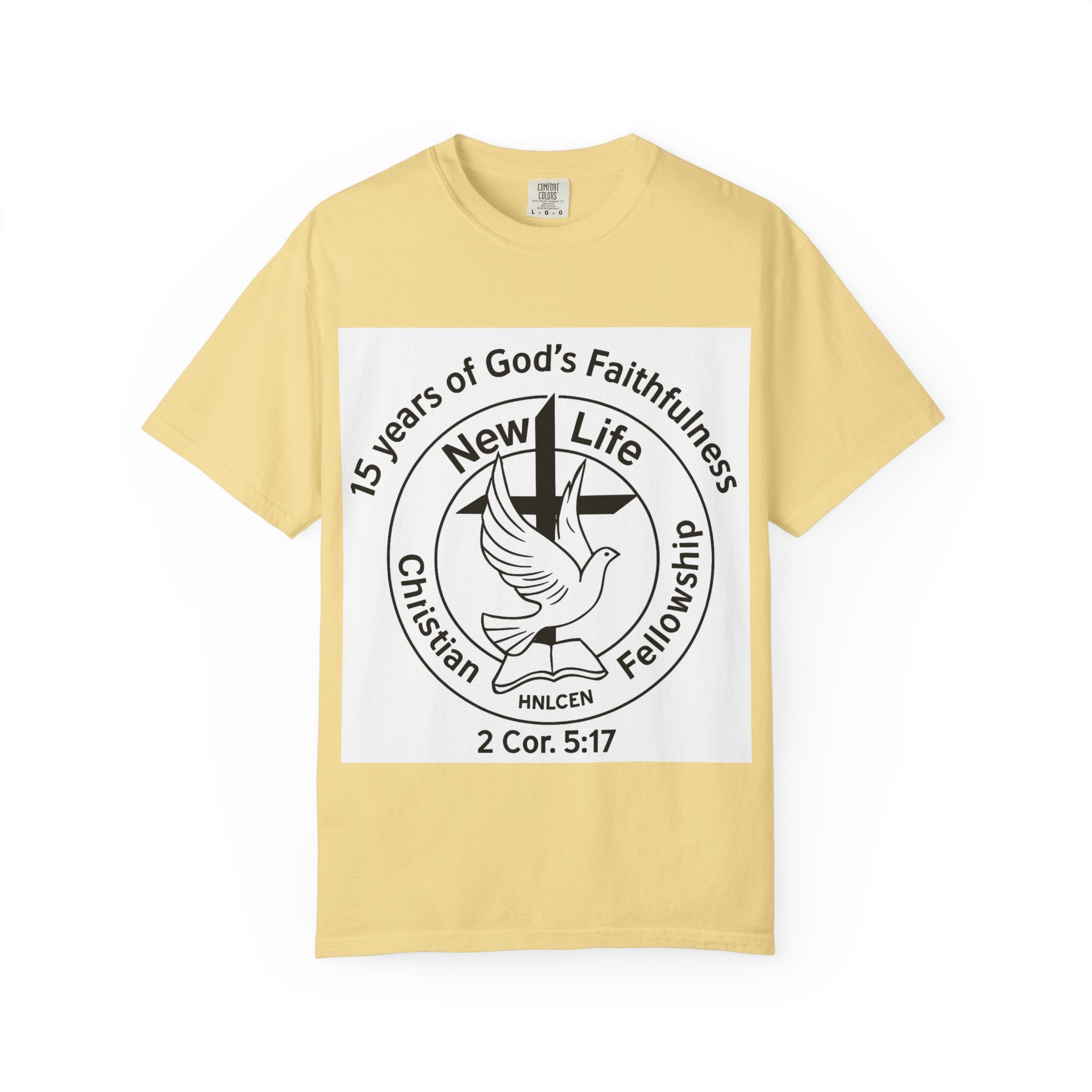 New Life Dove T-Shirt - Christian 2 Cor 5:17 Faith Tee