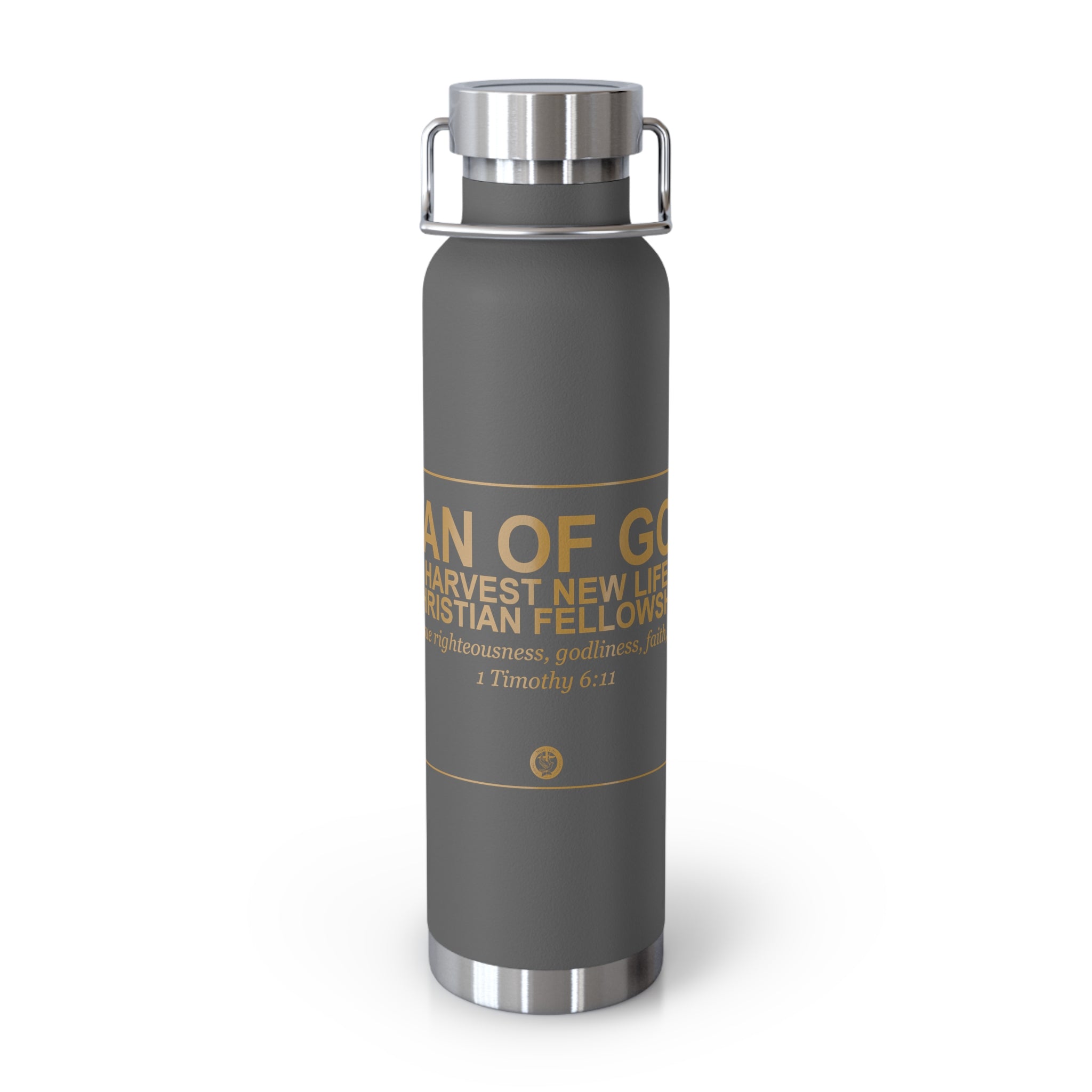 New Life Man of God Insulated Bottle - Fathers Day Christian Gift