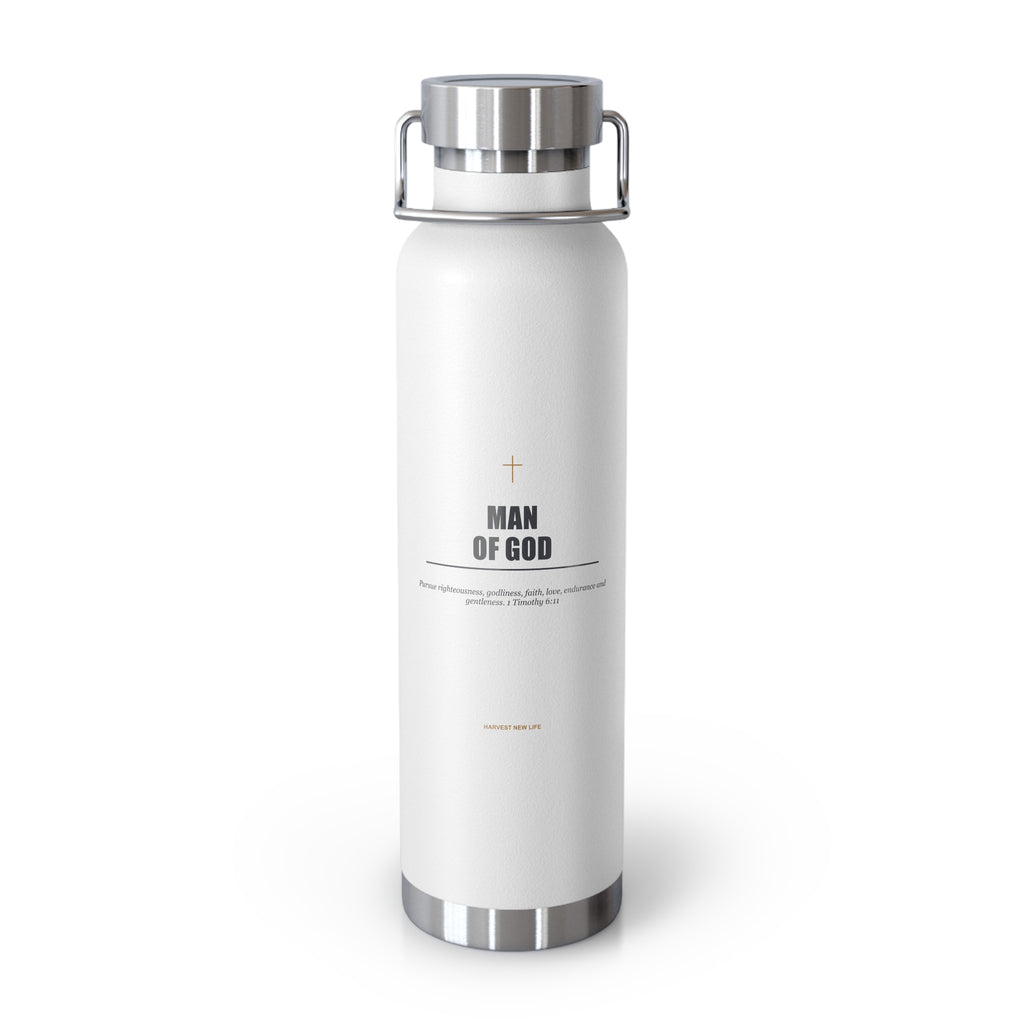 New Life Man of God Insulated Bottle - Fathers Day Christian Gift