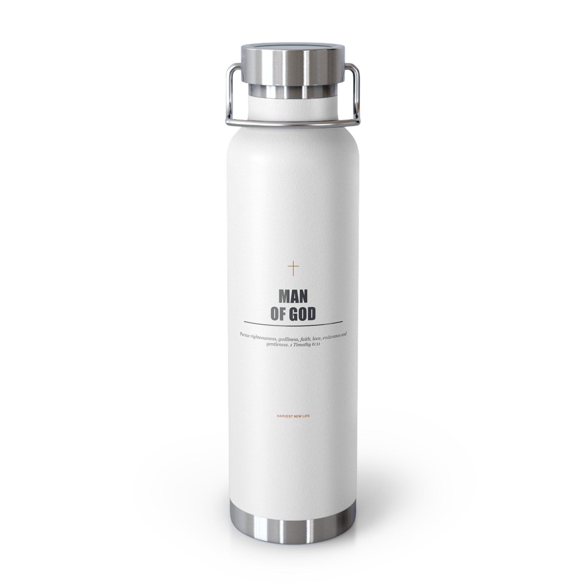 New Life Man of God Insulated Bottle - Fathers Day Christian Gift