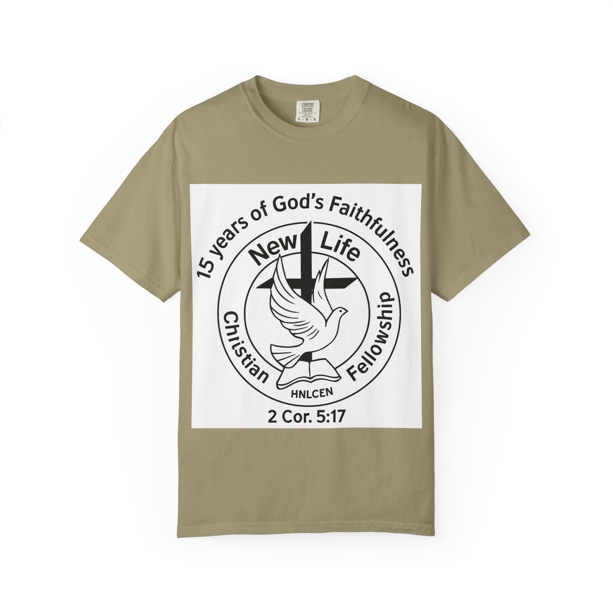 New Life Dove T-Shirt - Christian 2 Cor 5:17 Faith Tee