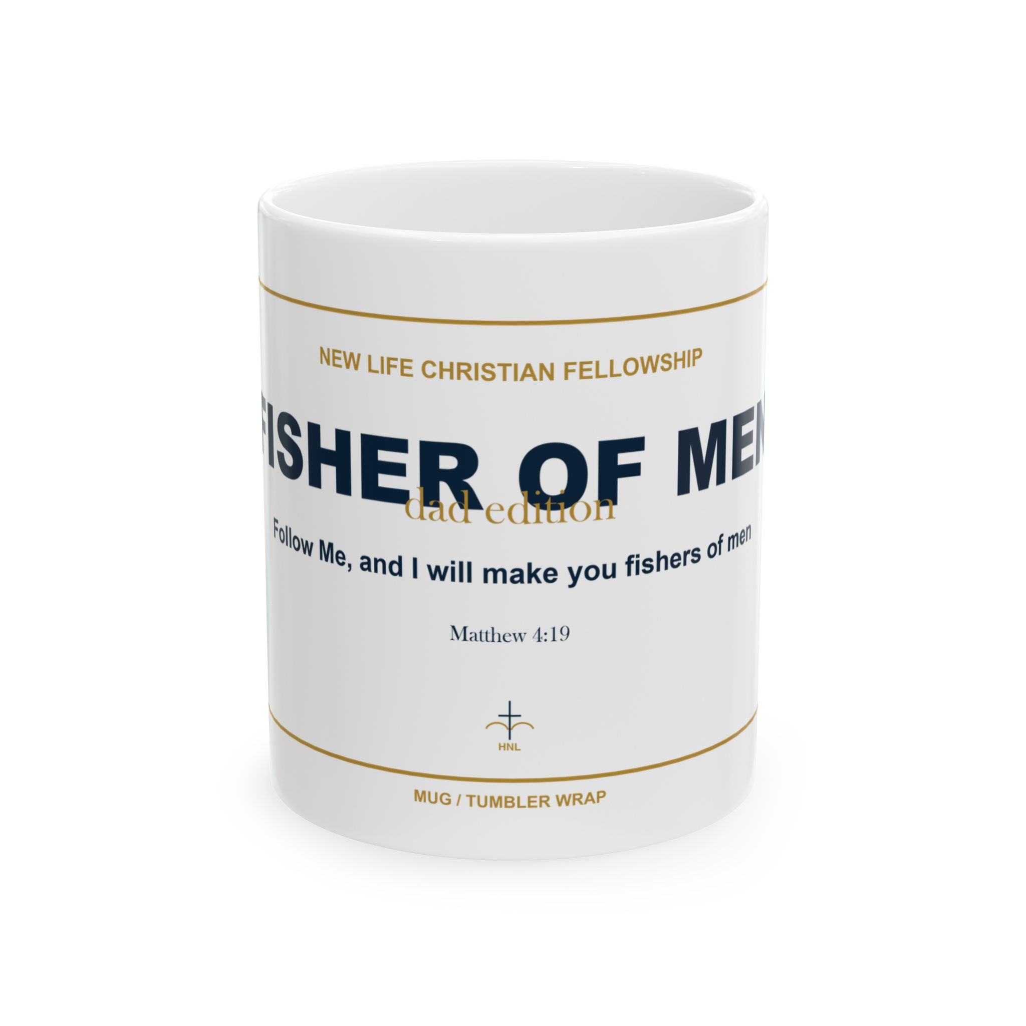 Fisher of Men Dad Ceramic Mug - Christian Fathers Day Gift