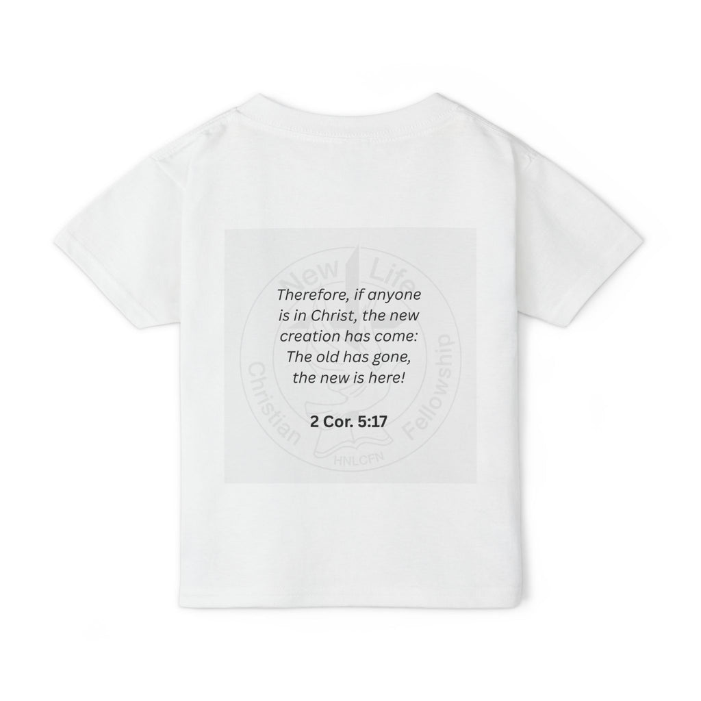 New Life Toddler T-Shirt - Christian 2 Cor 5:17 Kids Tee