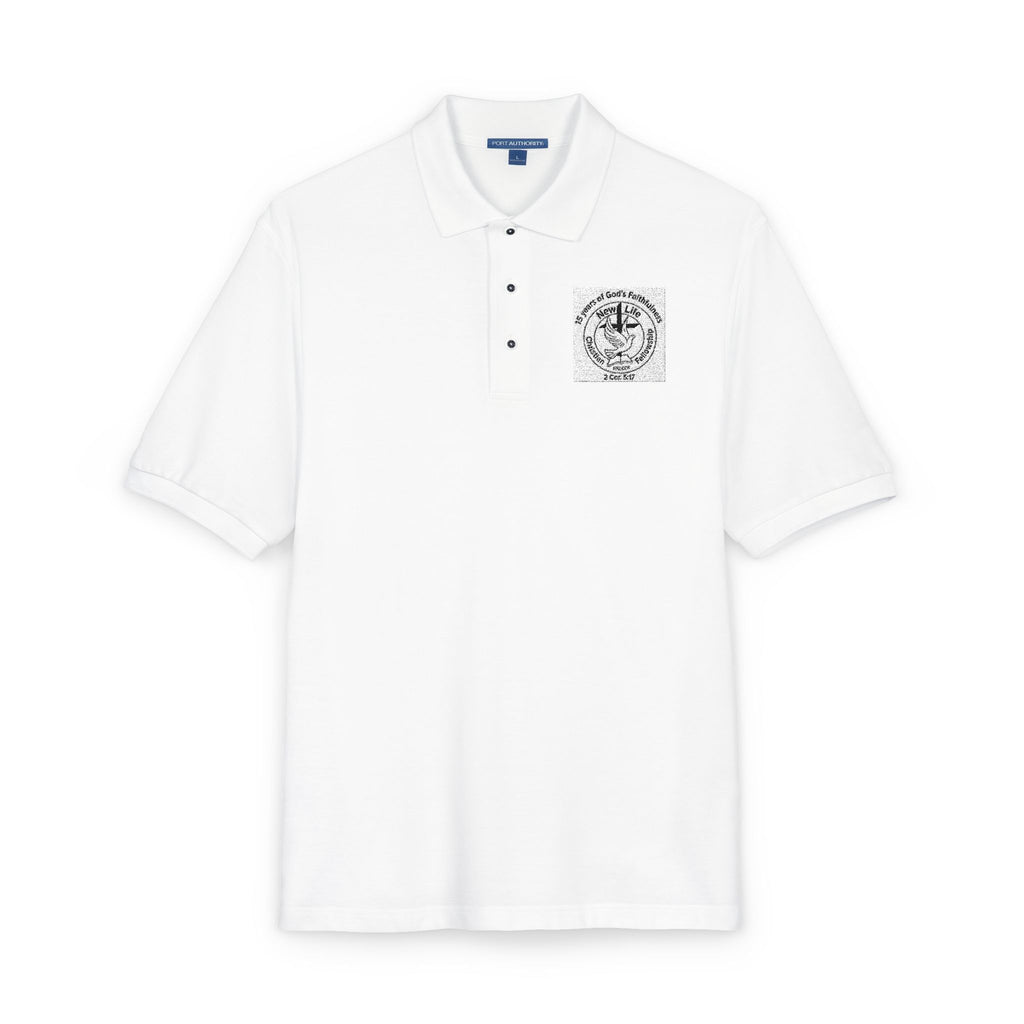 New Life Embroidered Polo