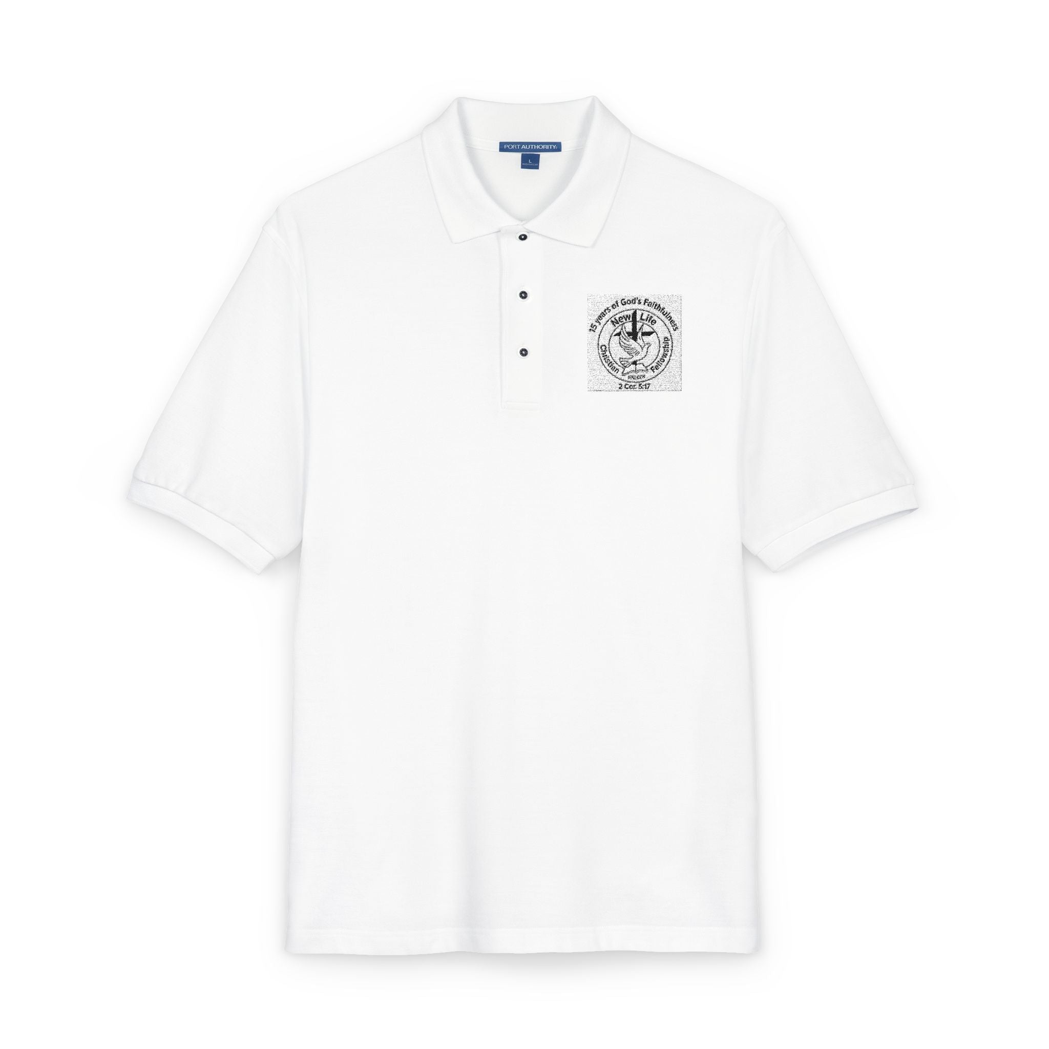 New Life Embroidered Polo