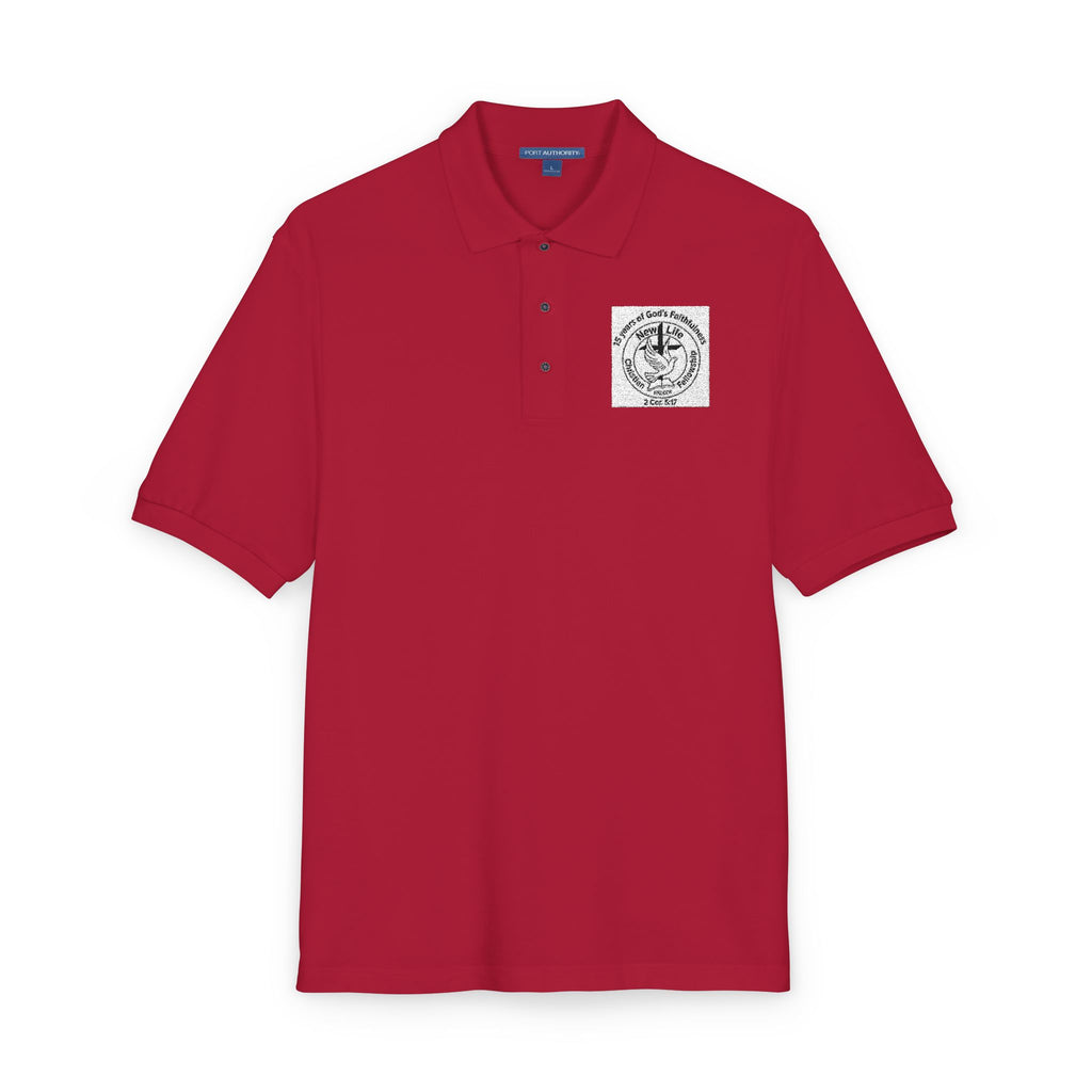 New Life Embroidered Polo