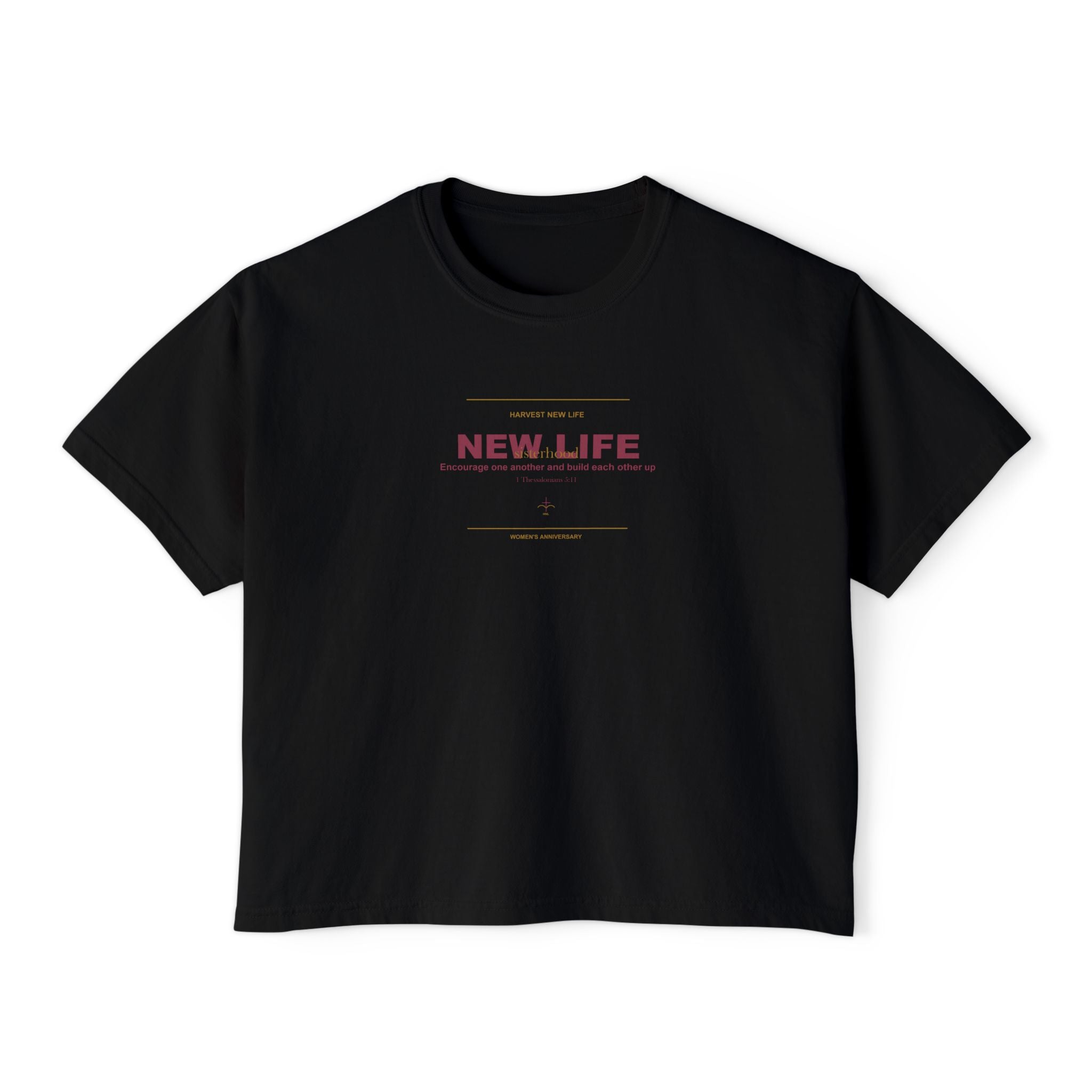 New Life Sisterhood Women's Boxy Tee - 15th Anniversary