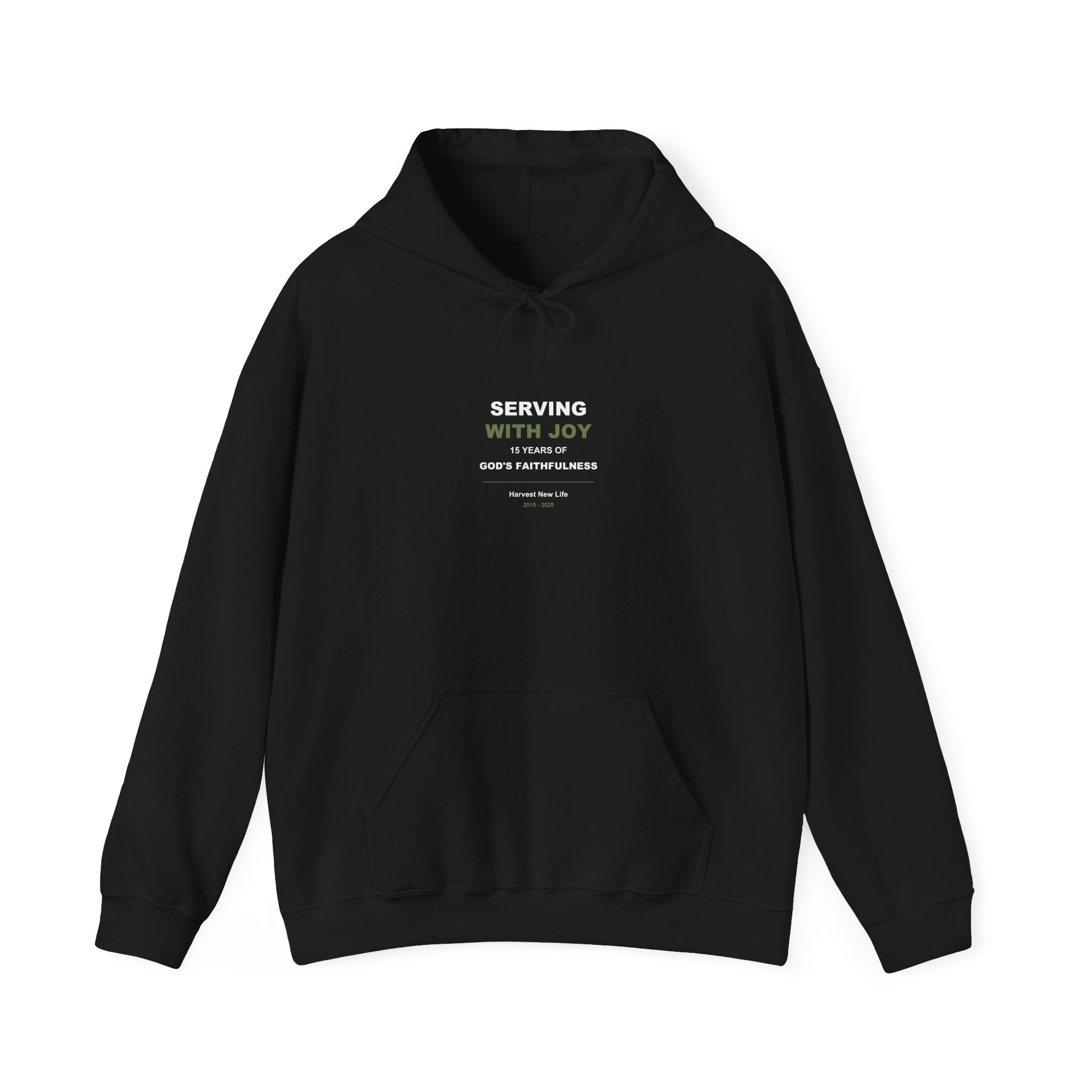 Serving With Joy Anniversary Hoodie - 15th Anniversary Fundraiser