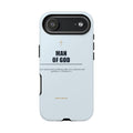 New Life Man of God Light Blue Phone Case - Fathers Day Christian Gift