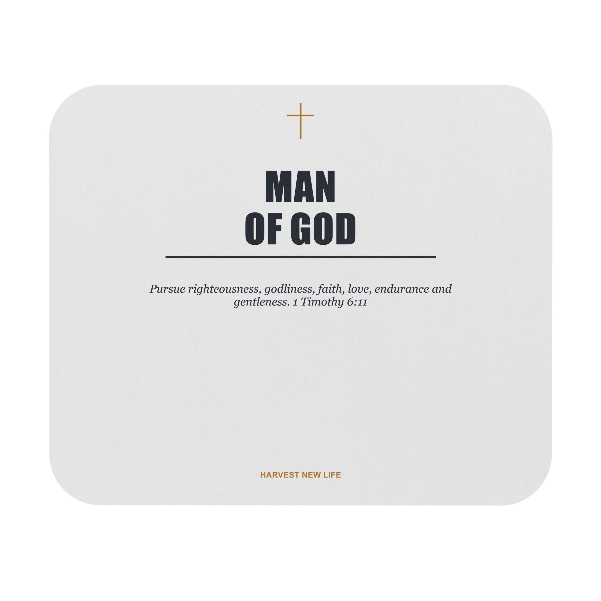 New Life Man of God Mouse Pad - Fathers Day Christian Gift