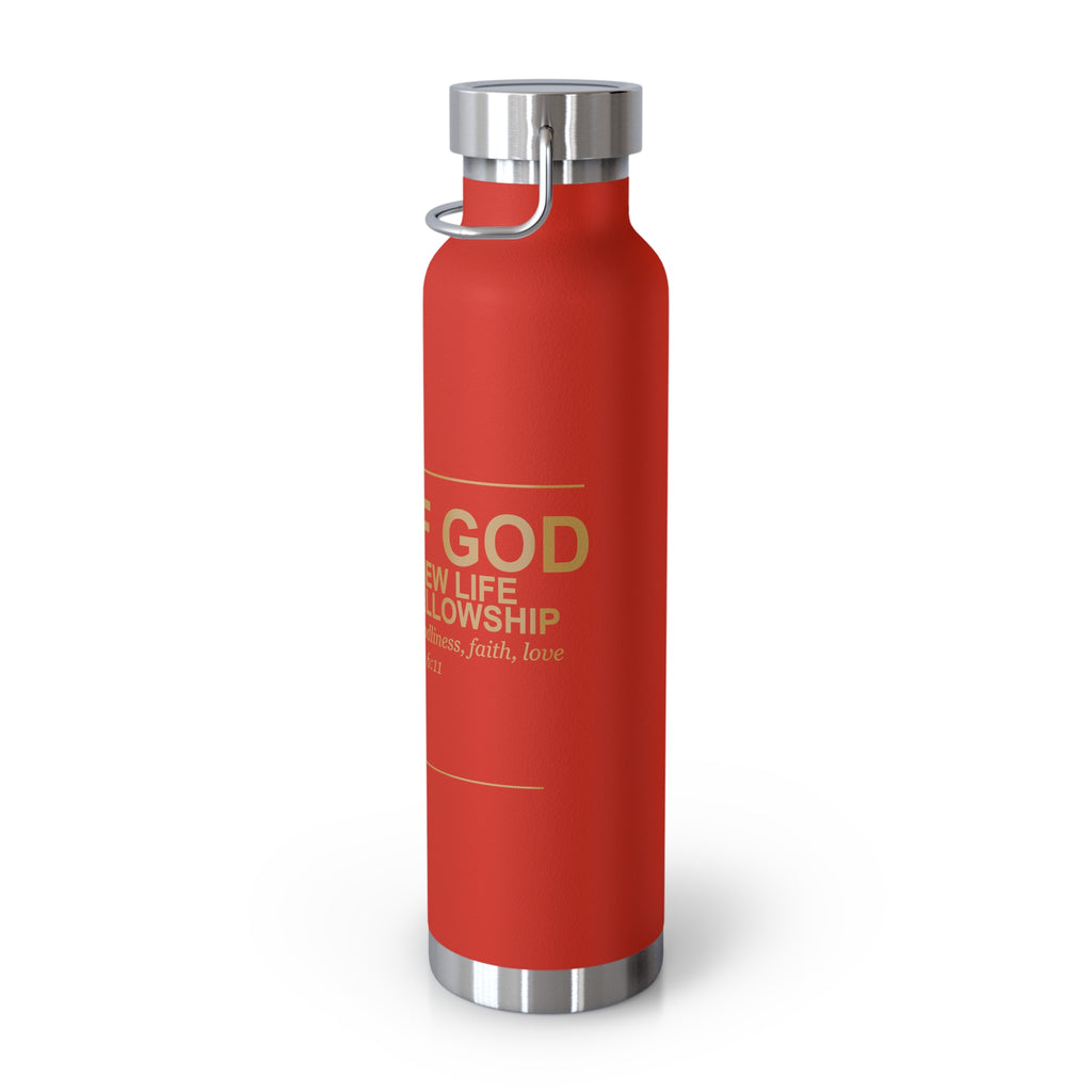 New Life Man of God Insulated Bottle - Fathers Day Christian Gift